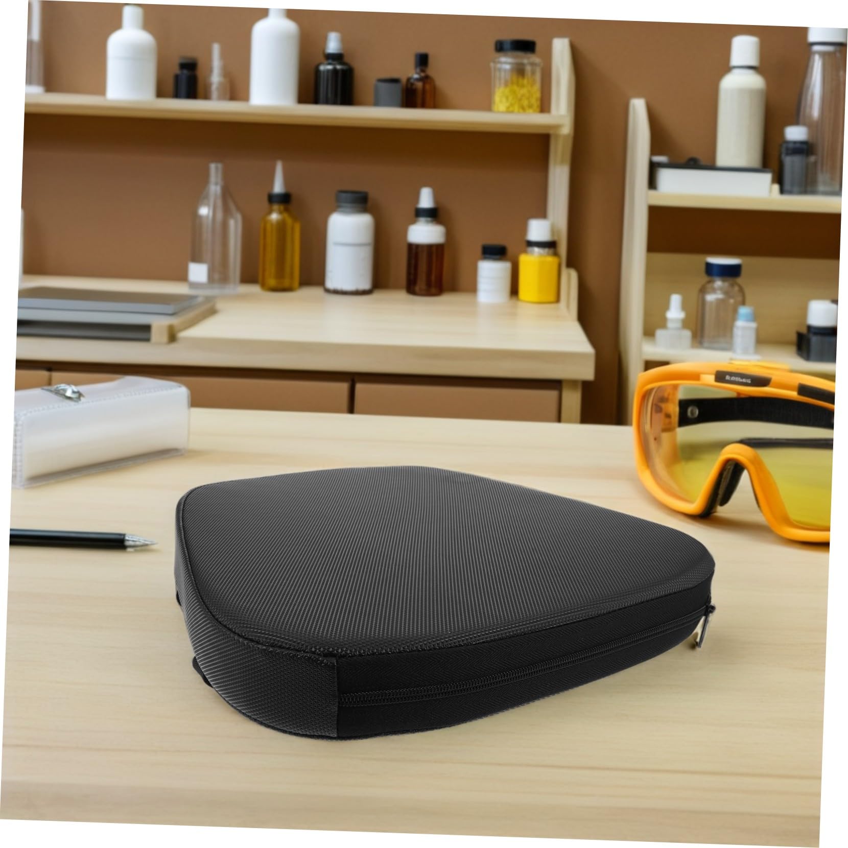 Cabilock Selle Amortissante pour Vélo Coussin Épais Anti-Vibrations Imperméable Noir Housse De Selle De Remplacement pour Trottinettes Électriques Et Vélos