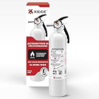 Kidde 10BC Fire Extinguisher for Cars Trucks Vehicles - Single-Use Class B C Protection UL Listed