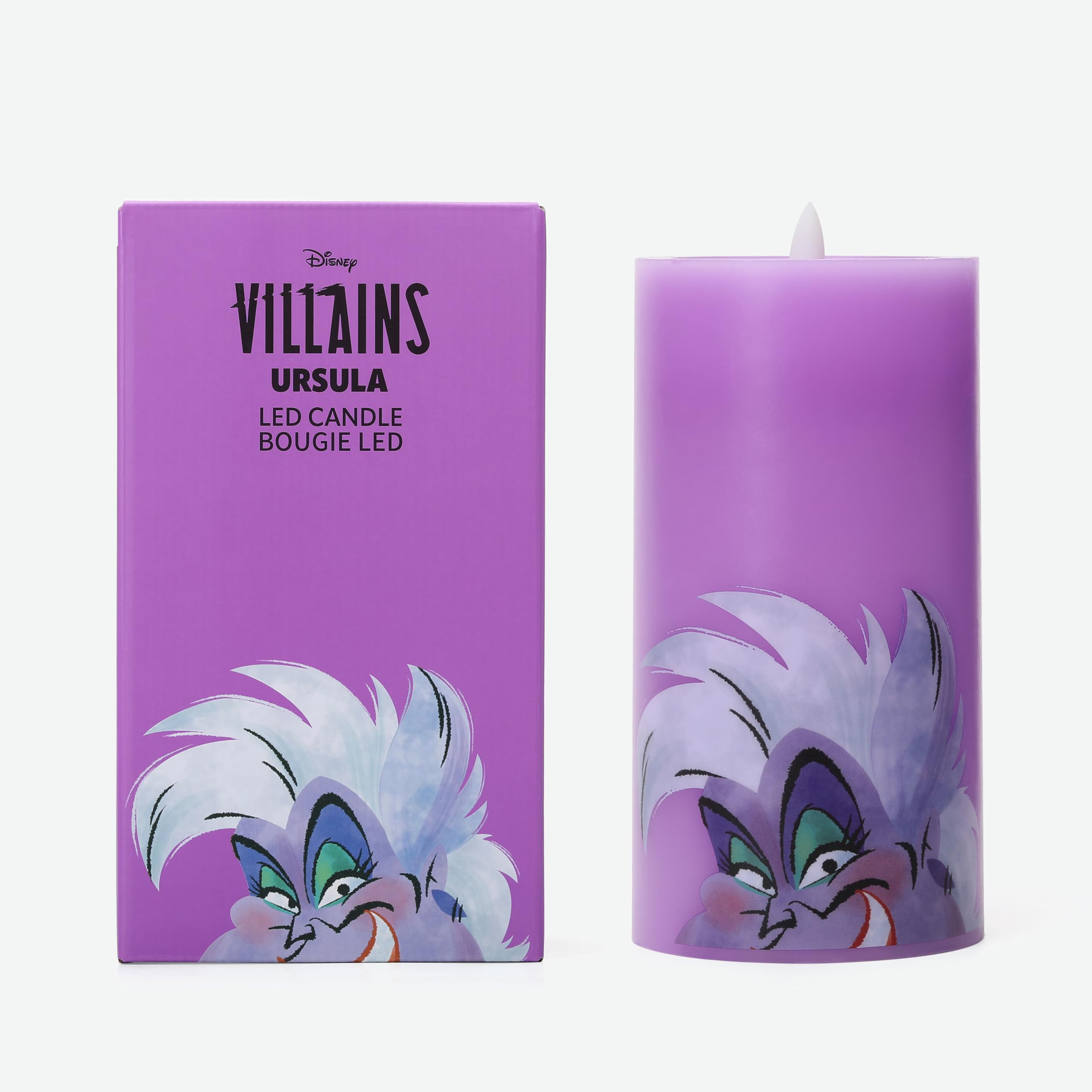 Disney Villains Ursula Inspired Purple LED Candle (Single Flame) – DISVILED01V