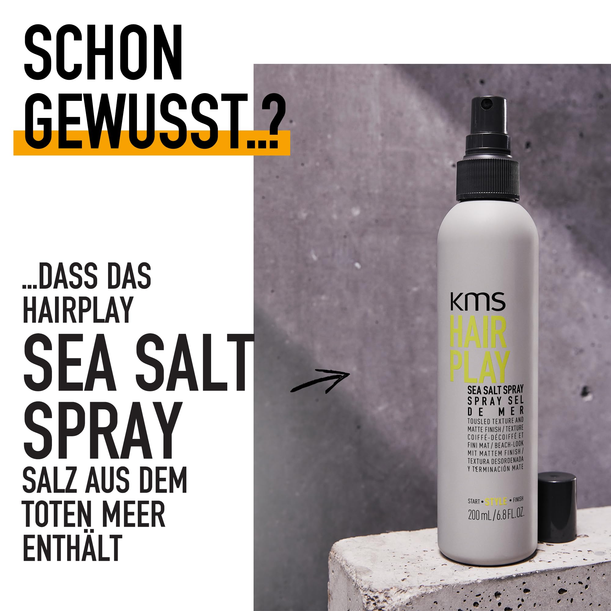KMS HAIRPLAY Sea Salt Spray 75ml