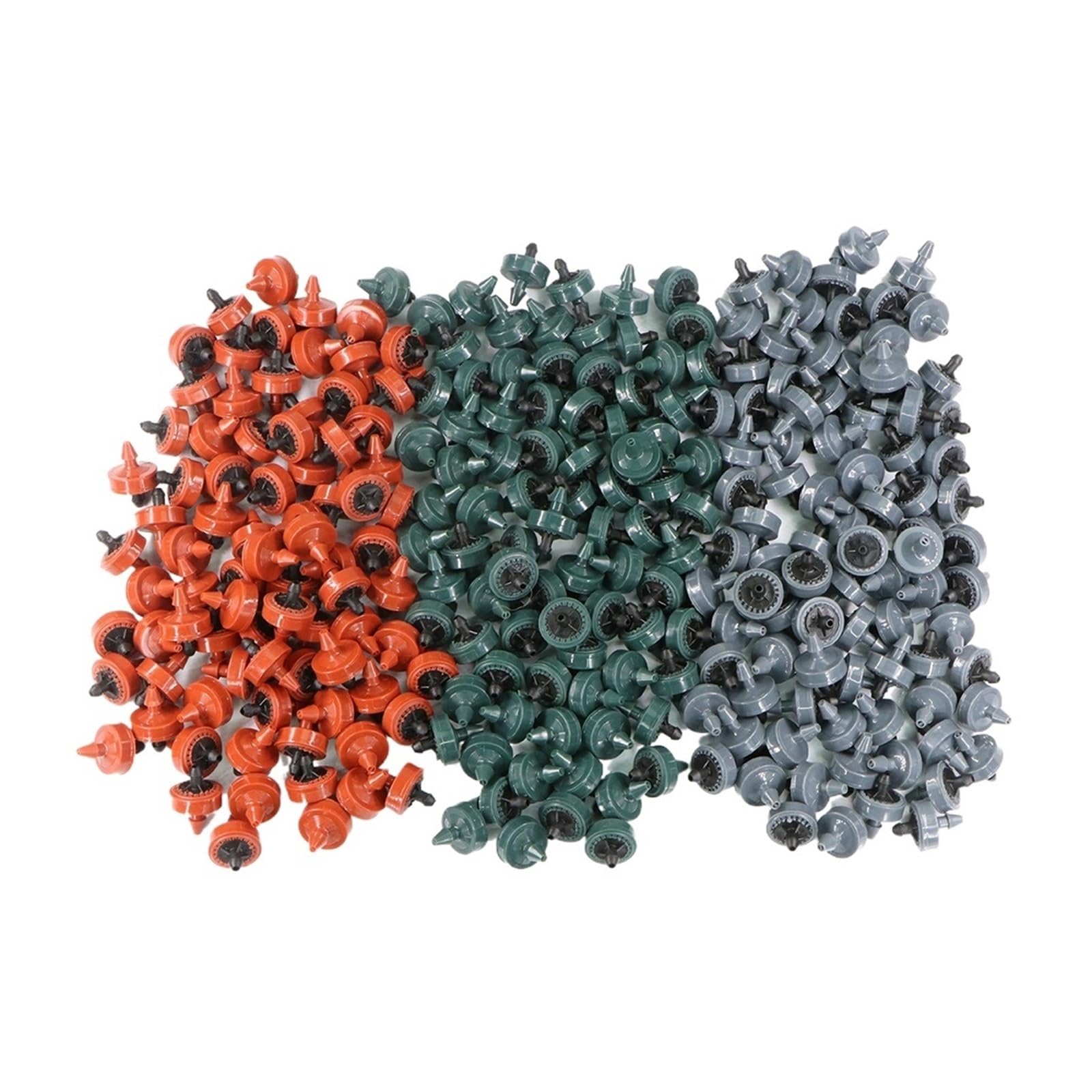 50/100PCS 2L 4L 8L/H Gocciolatore con compensazione della pressione 4/7mm Tubo Puncher di irrigazione del prato da giardino agricolo Flusso costante(2L Dripper-100pcs)