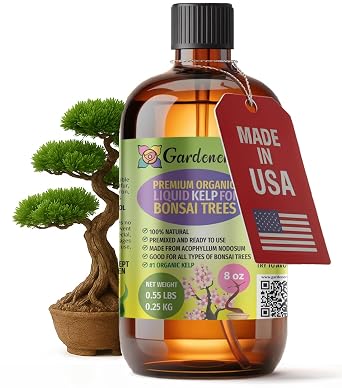 Premium Bonsai Elixir by Gardenera - 24 oz - Concentrated Kelp Extract for Promoting Bonsai Growth and Resilience