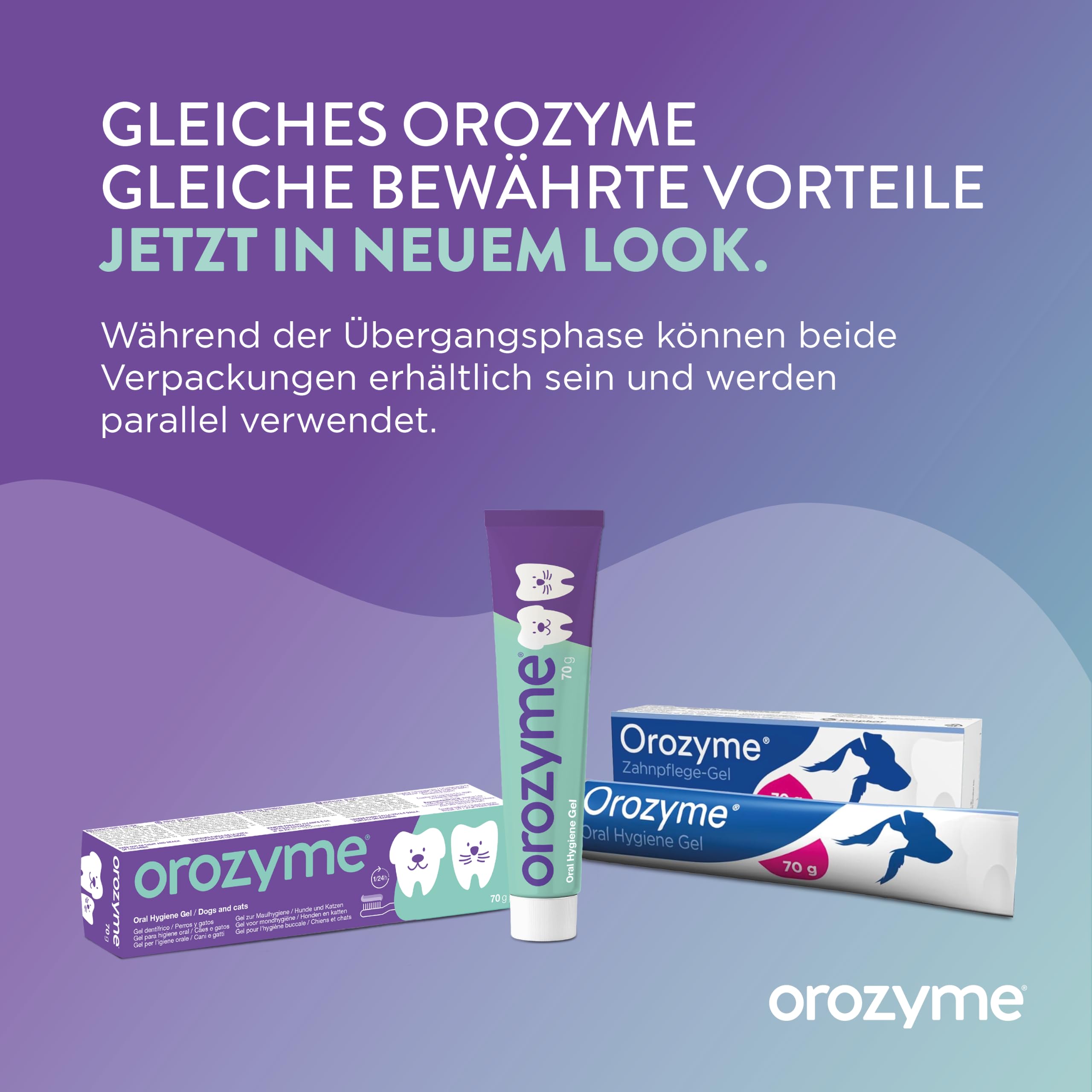 Gel buccodentaire Orozyme | Chiens & Chats | 2 x 70 g