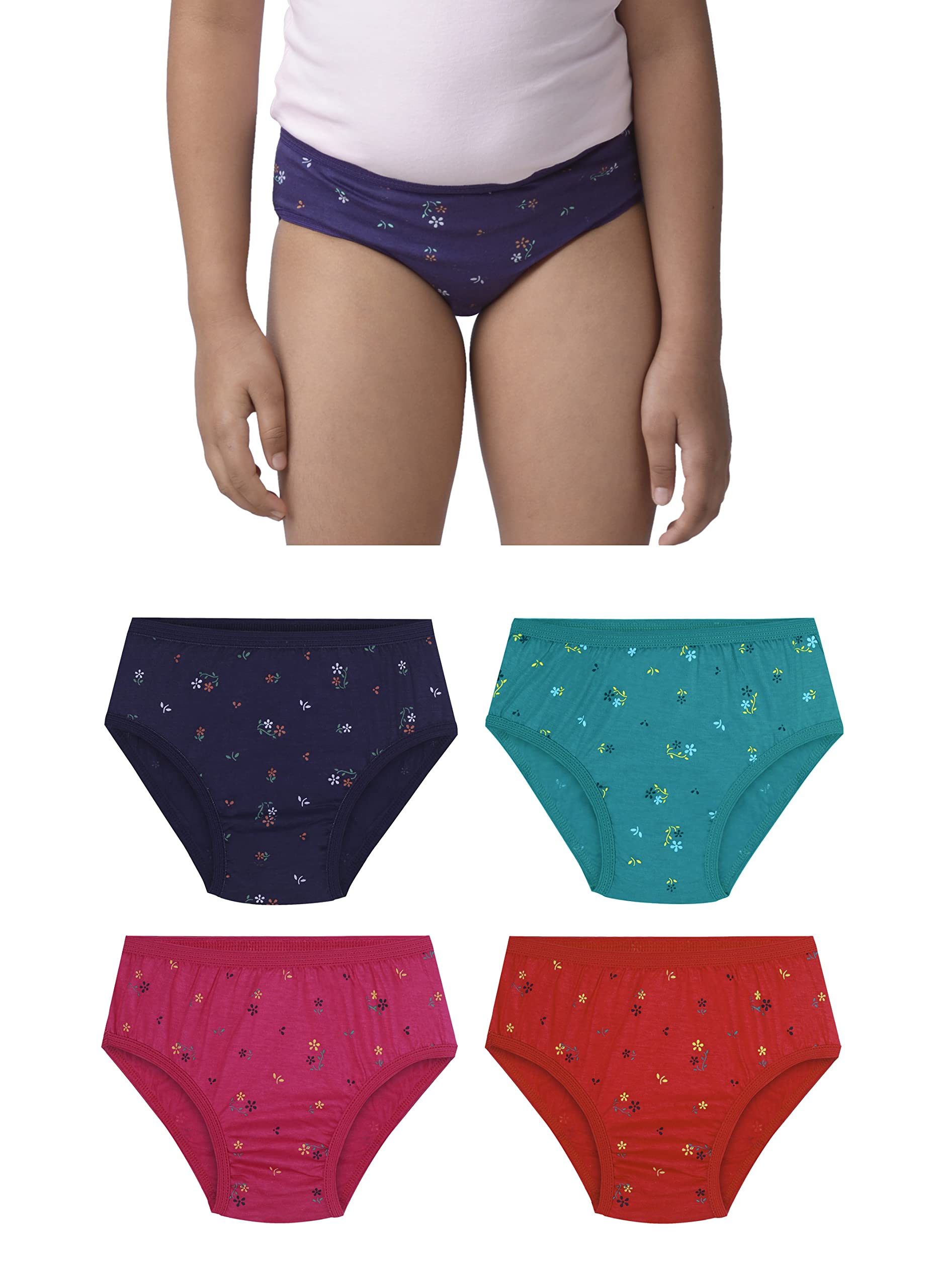 ALBAPretty - Cotton Panties for Girls [Multi Color]
