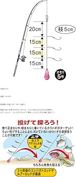 Amazon がまかつ Gamakatsu 簡単堤防ちょい投げカワハギ仕掛hd108 4 3 Gamakatsu がまかつ 完成仕掛け