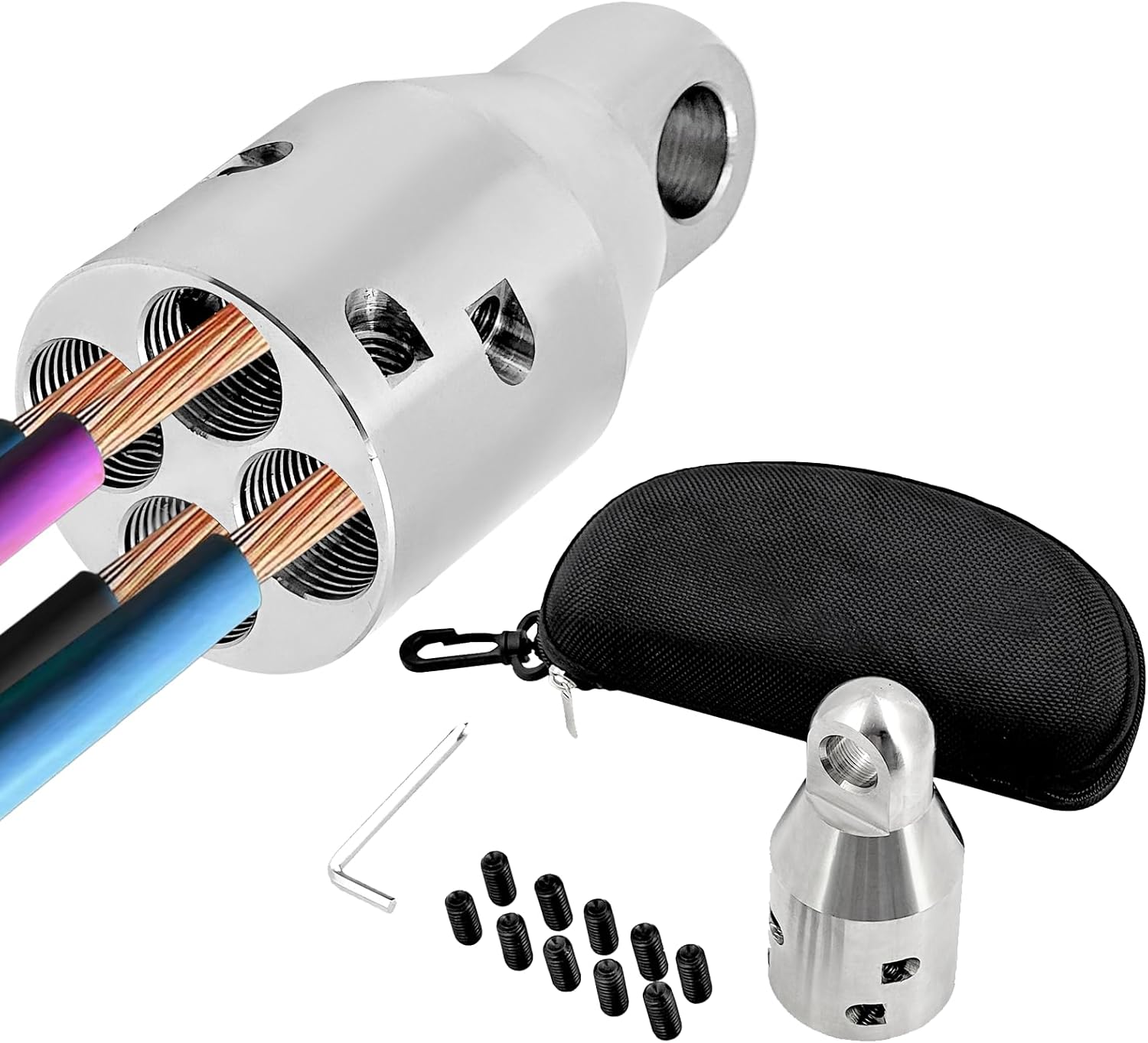 69700 Penguin Puller Sr. Wire Pulling Attachment for 3/0 4/0 250 350 MCM Copper or Aluminum Wires with 4000 lbs Wire Pulling Grip for Electrical Conduit Wiring Cable Laying