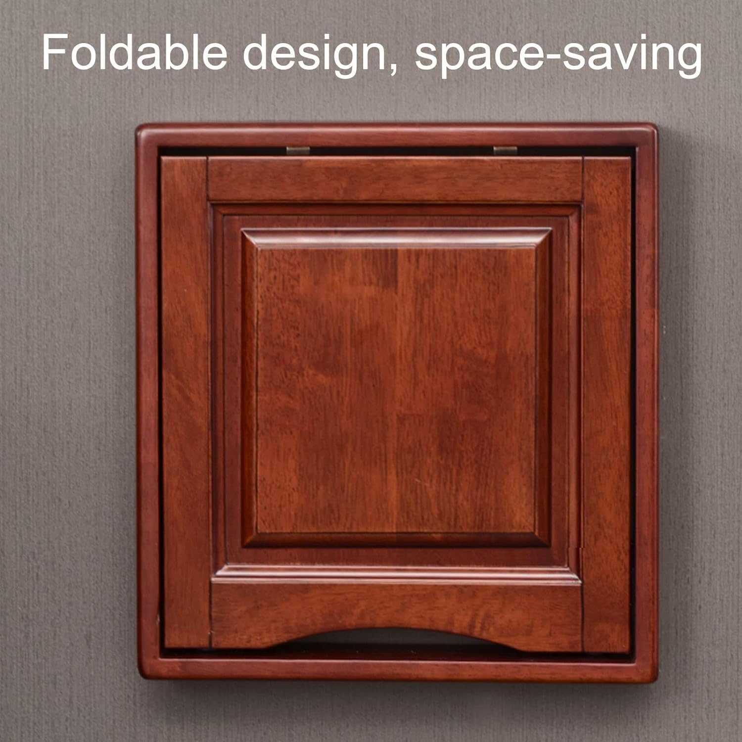 Entryway and Hallway Folding Shoe Bench, Wall Mounted Safety Stool Chair, Invisible Shoe Changing Stool, Foldable Space Saving Footstool for Entryway Hall Kitchen Bathroom A