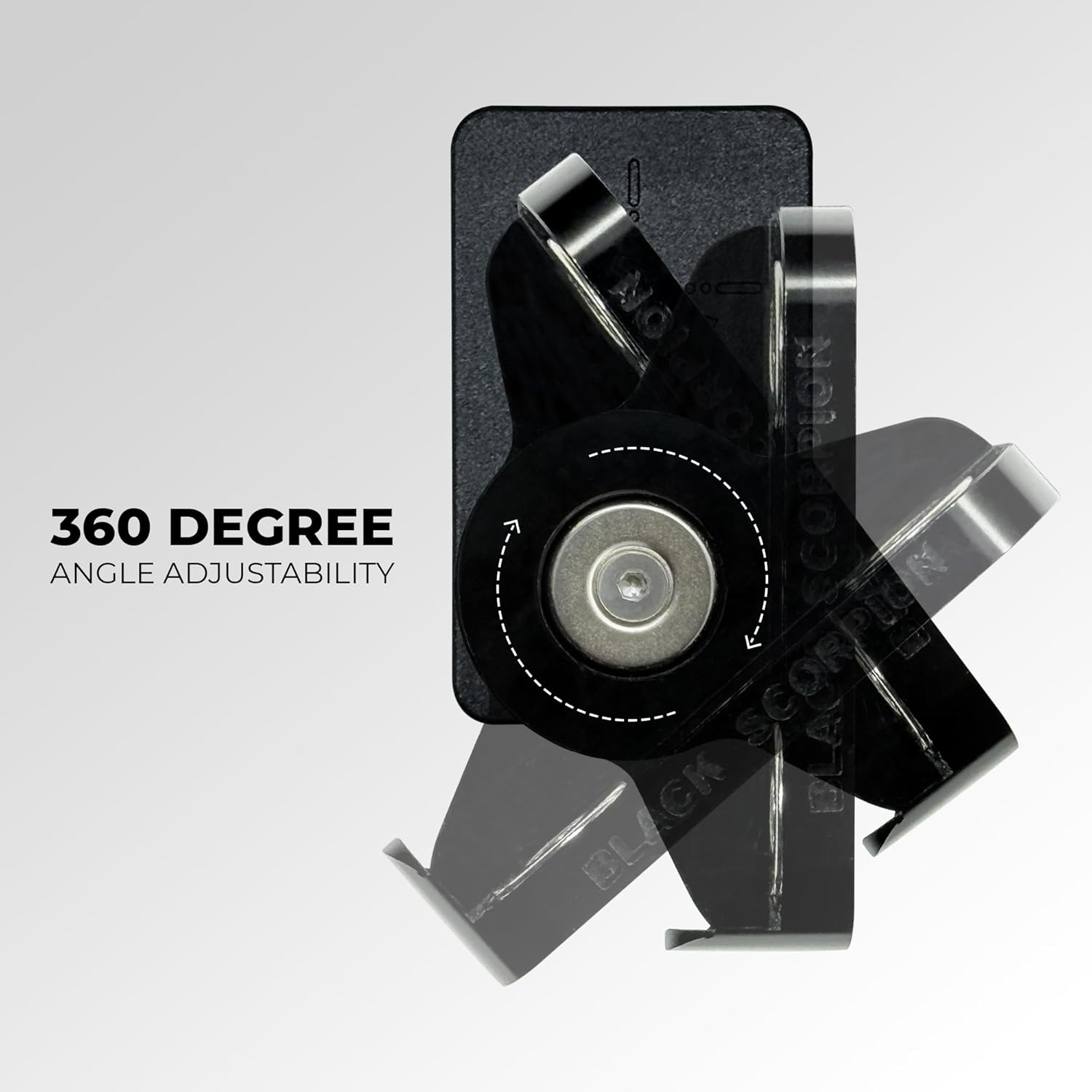 Black Scorpion Outdoor Gear Triple Magnet Universal Mag Pouch - Magnetic Retention | 360 Degree Adjustable | Fits All Pistol mags | Uspsa/Ipcs Legal