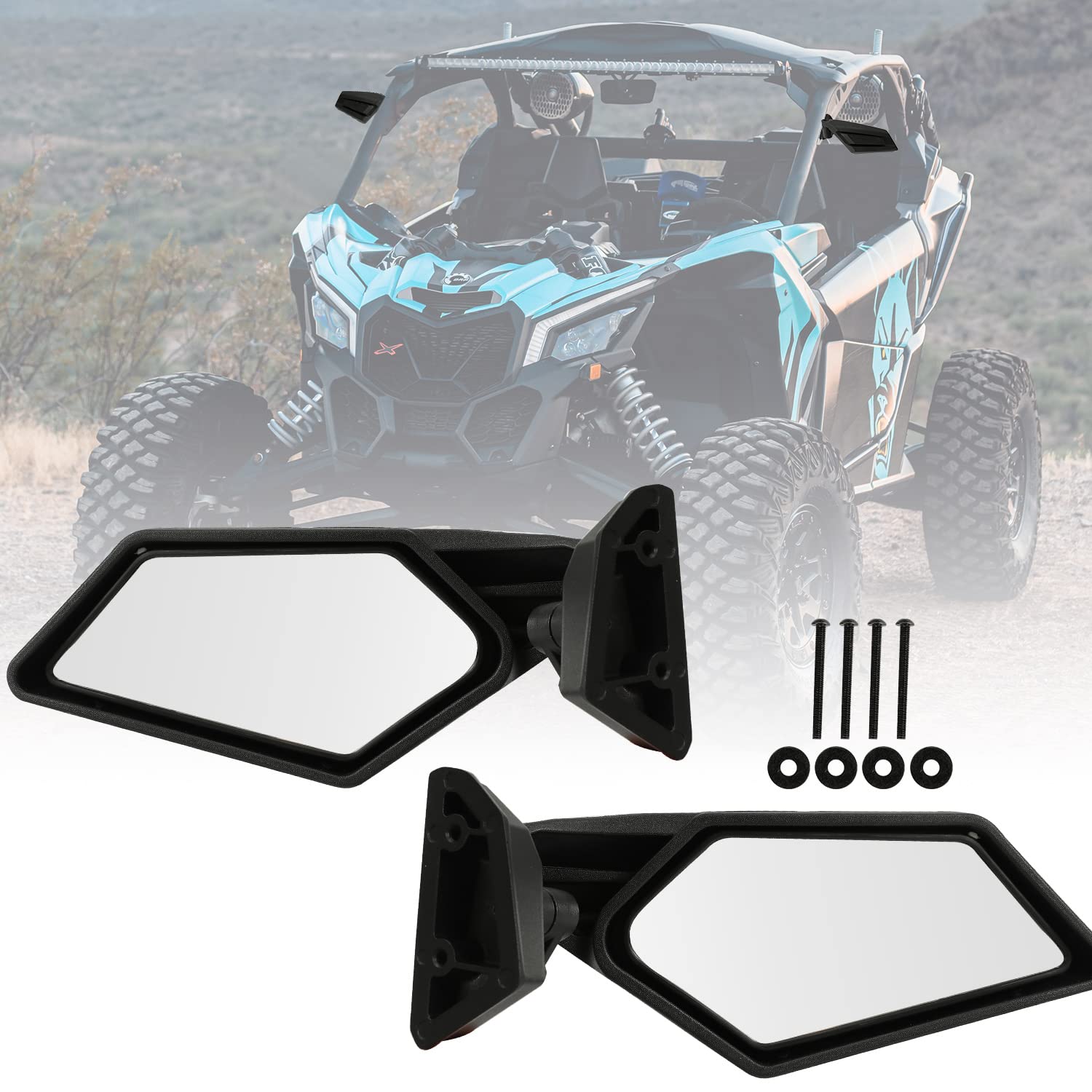 Buy Can Am X3 Mirror Sunpie Racing Mirror Compatible with 2022 2021
