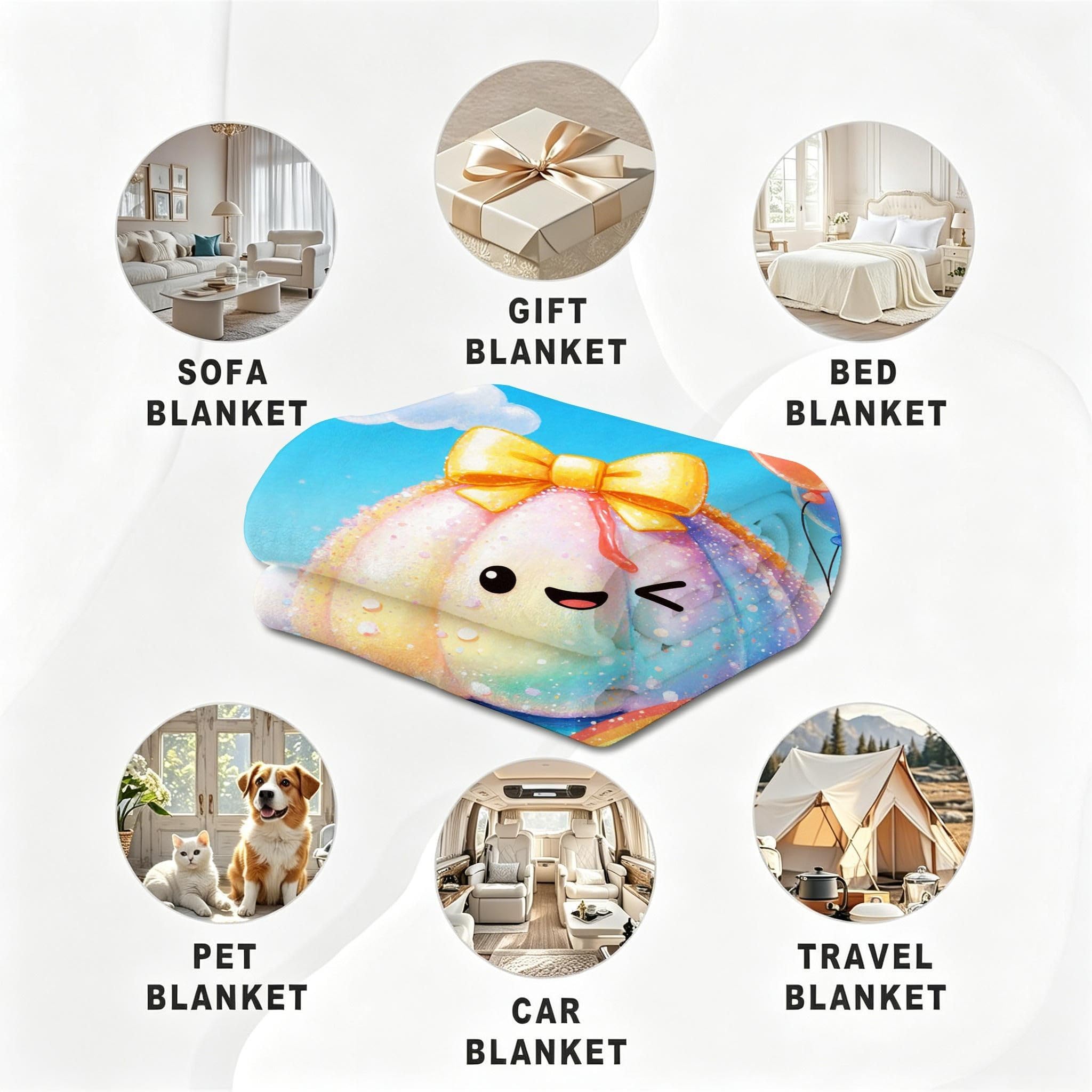 Manta XXL 240x260 cm Flor 3D Polar para Sofá Cama-A261
