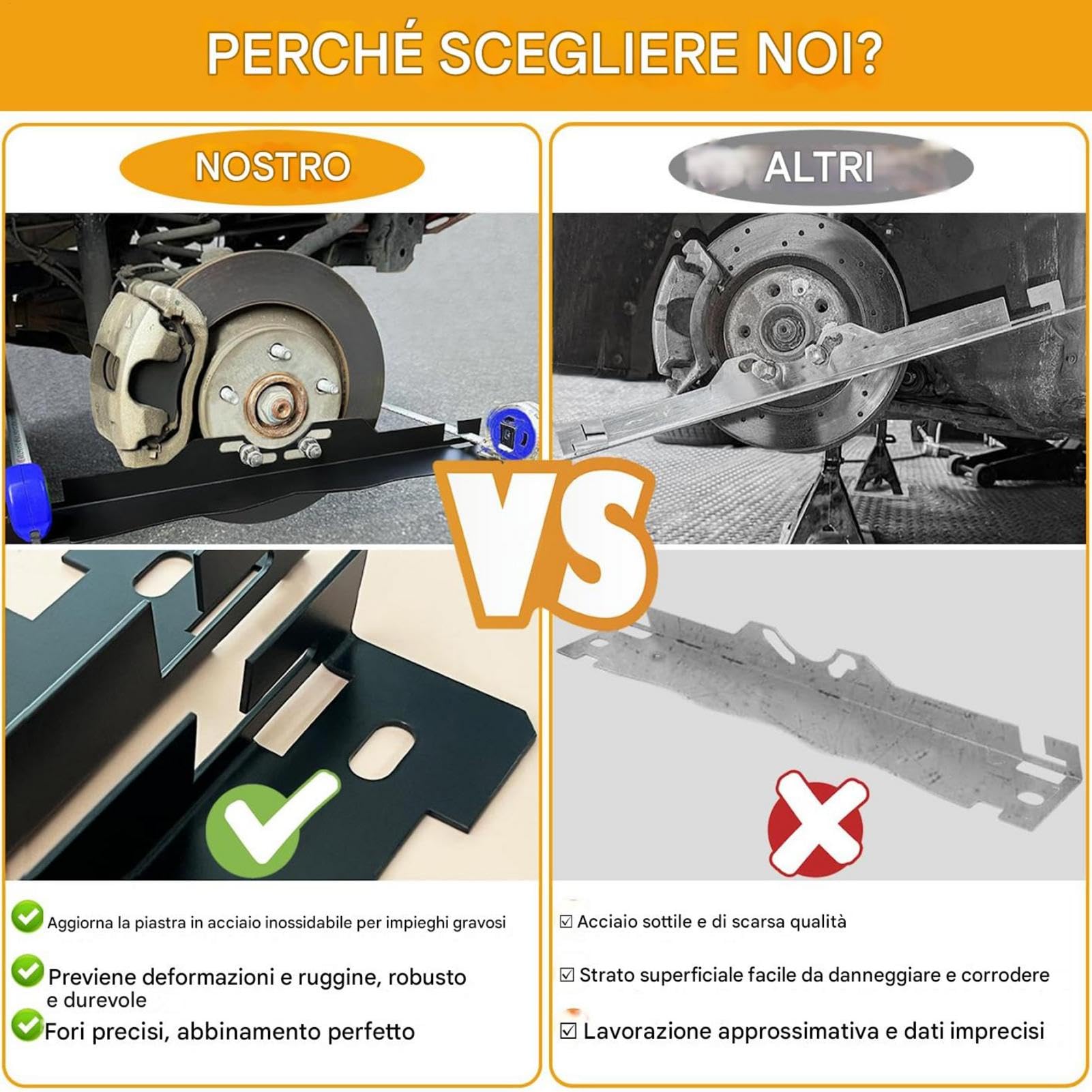 Piastra Convergenza Ruote Auto Strumento Allineamento Ruote, Rapido di | 2 Pezzi Migliora Stabilità Guida, Manutenzione Veicoli, Garage Domestico, Appassionati Motori