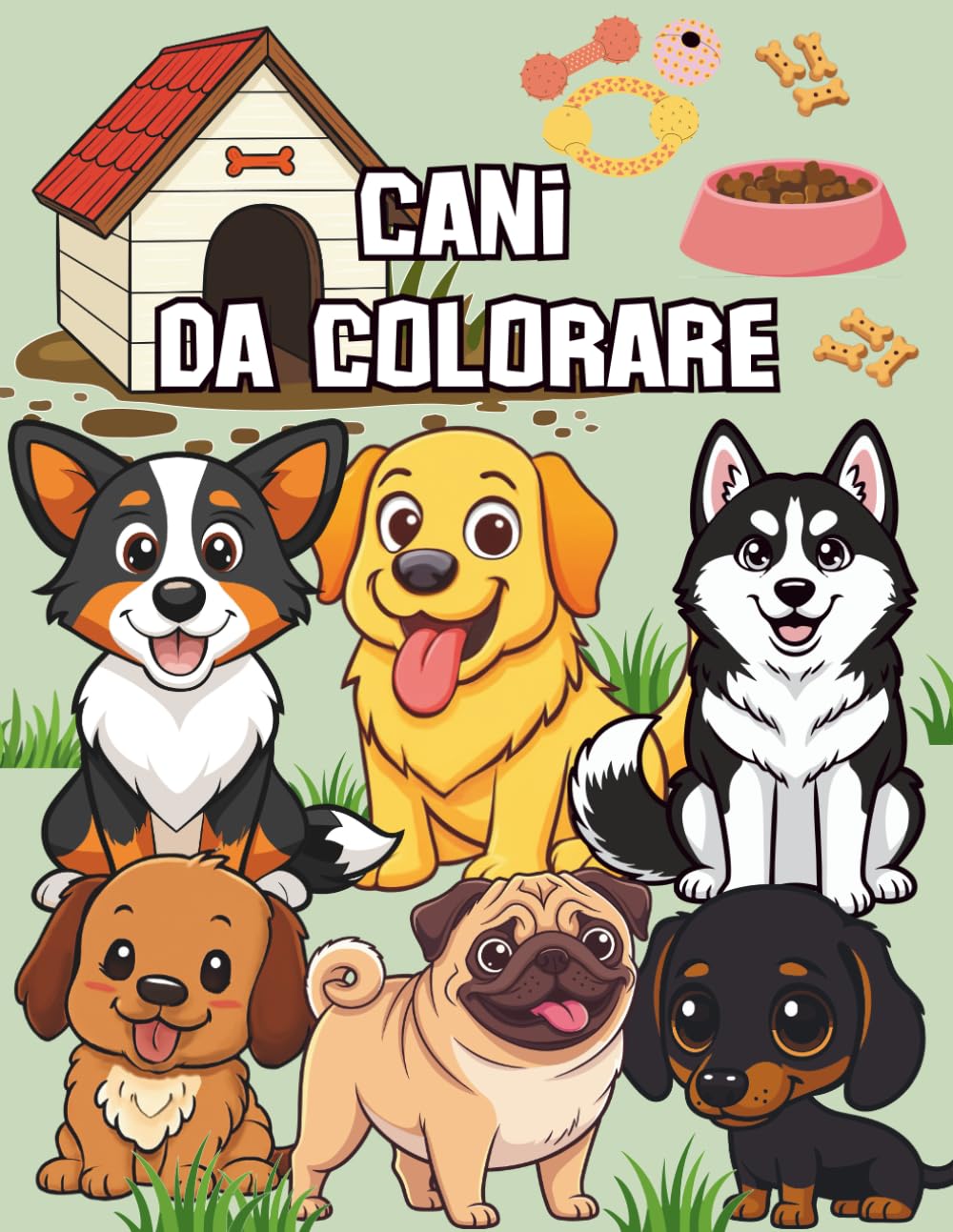 CANI DA COLORARE