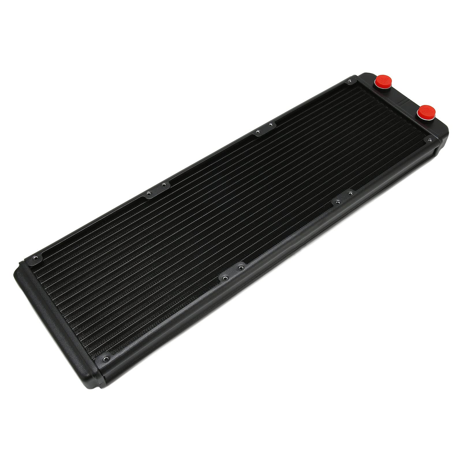 Radiatore di Raffreddamento Ad Acqua Tubo di Rame Ad Alta densità Efficiente Dissipazione del Calore per Computer di Raffreddamento a Liquido Fai-da-te 399x119x27mm
