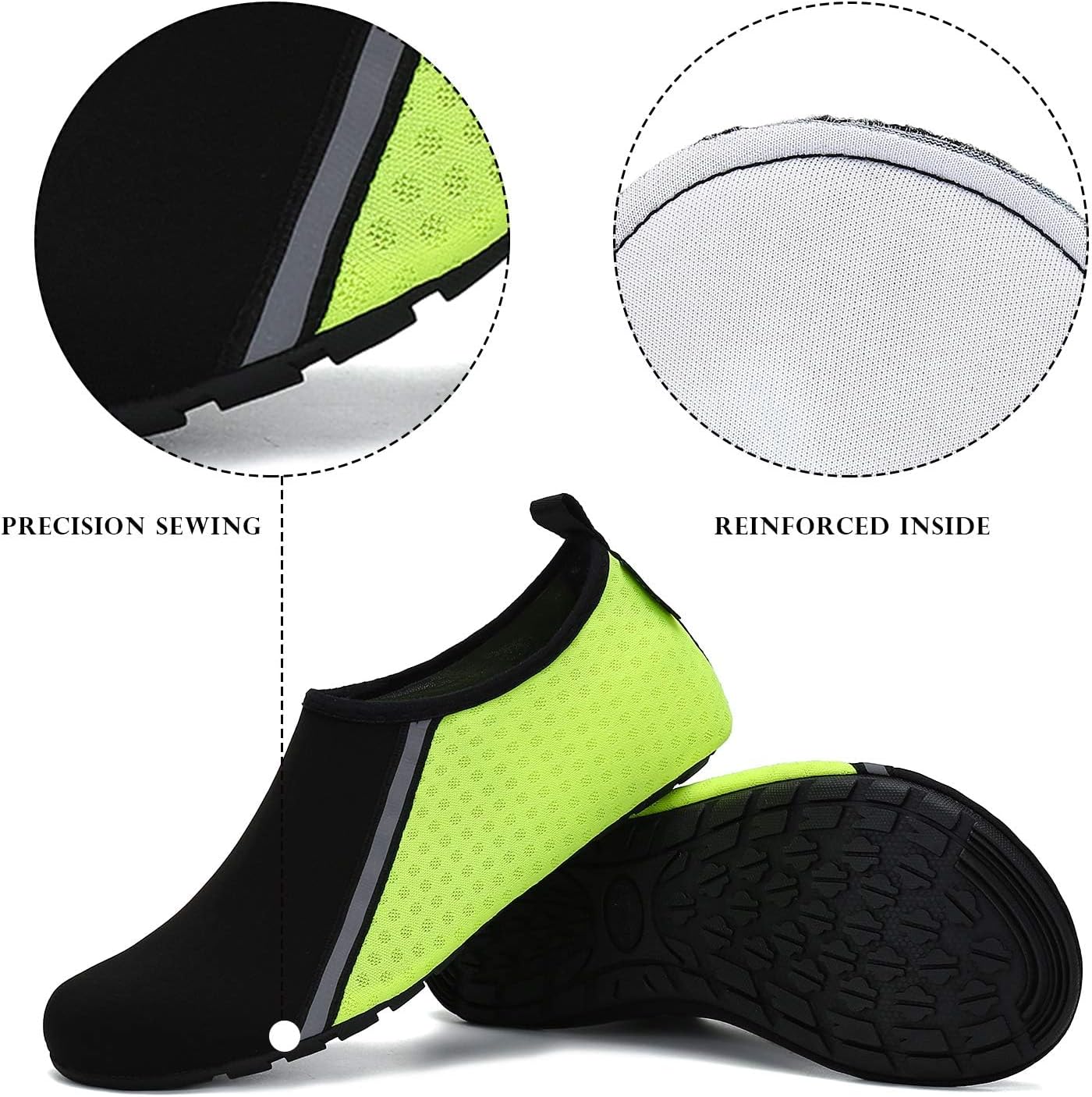 Mens Womens Quick Dry Barefoot Beach Pool Swim Diving Surf Aqua Sports Walking Yoga Water Shoes