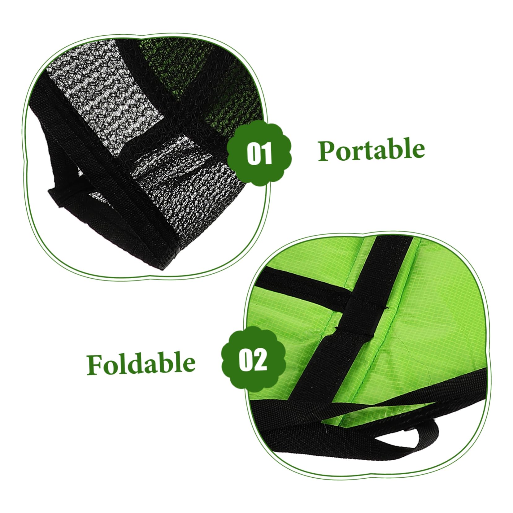 BESPORTBLE Foldable Trampoline Basketball Frame Basketball h Hoop for Boys and Girls Portable Trampoline Accessory