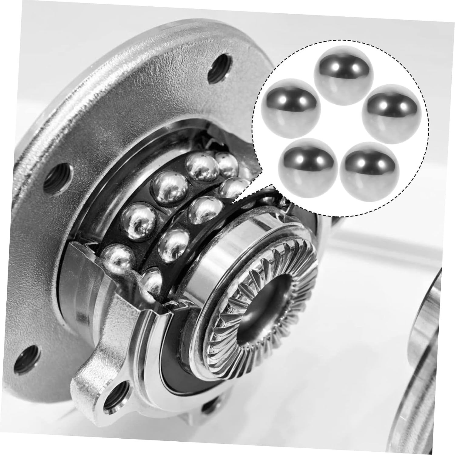 Precision Carbon Steel Ball Set 5pcs High Accuracy