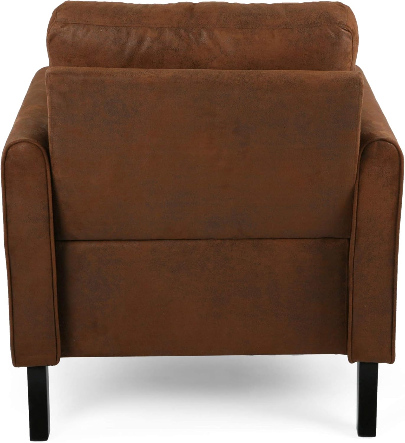 Christopher Knight Home Bunny Contemporary Club Chair with Plush Microfiber Cushions, Brown and Black, Emerald, Gold
