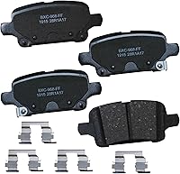 Vista 172 de Pastillas de freno traseras cerámicas Bendix Premium SBC1337 para Cadillac CTS 2014-2008, SRX 2016-2010, Chevrolet Camaro 2015-2010, Saab 9-4X 2011