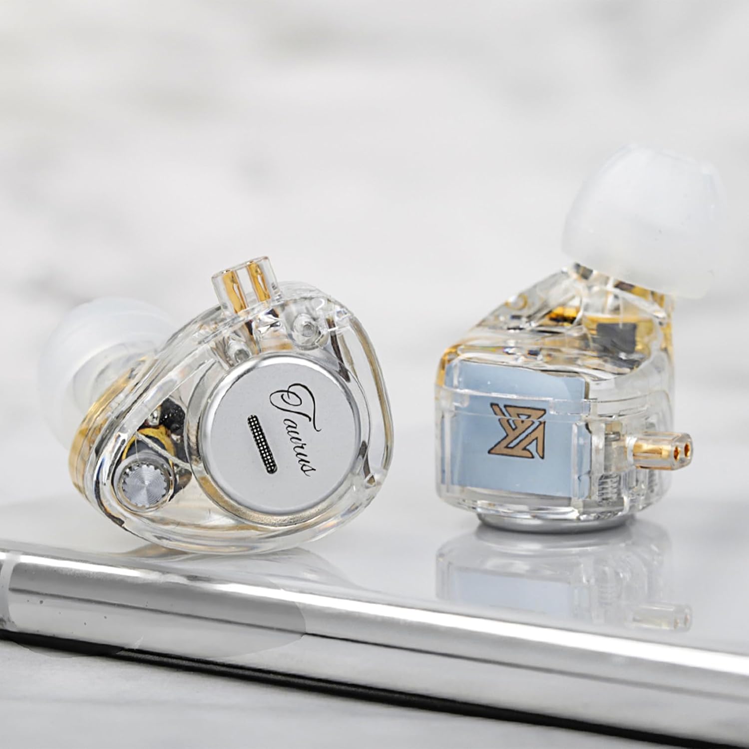 KZ Taurus in Ear Monitor Headphones, Horizontal 2DD in Ears, Gaming Earbuds, Noise Isolating Ear Buds Sound Localization in-Ears for Singers Musicians Audiophiles thumbnail