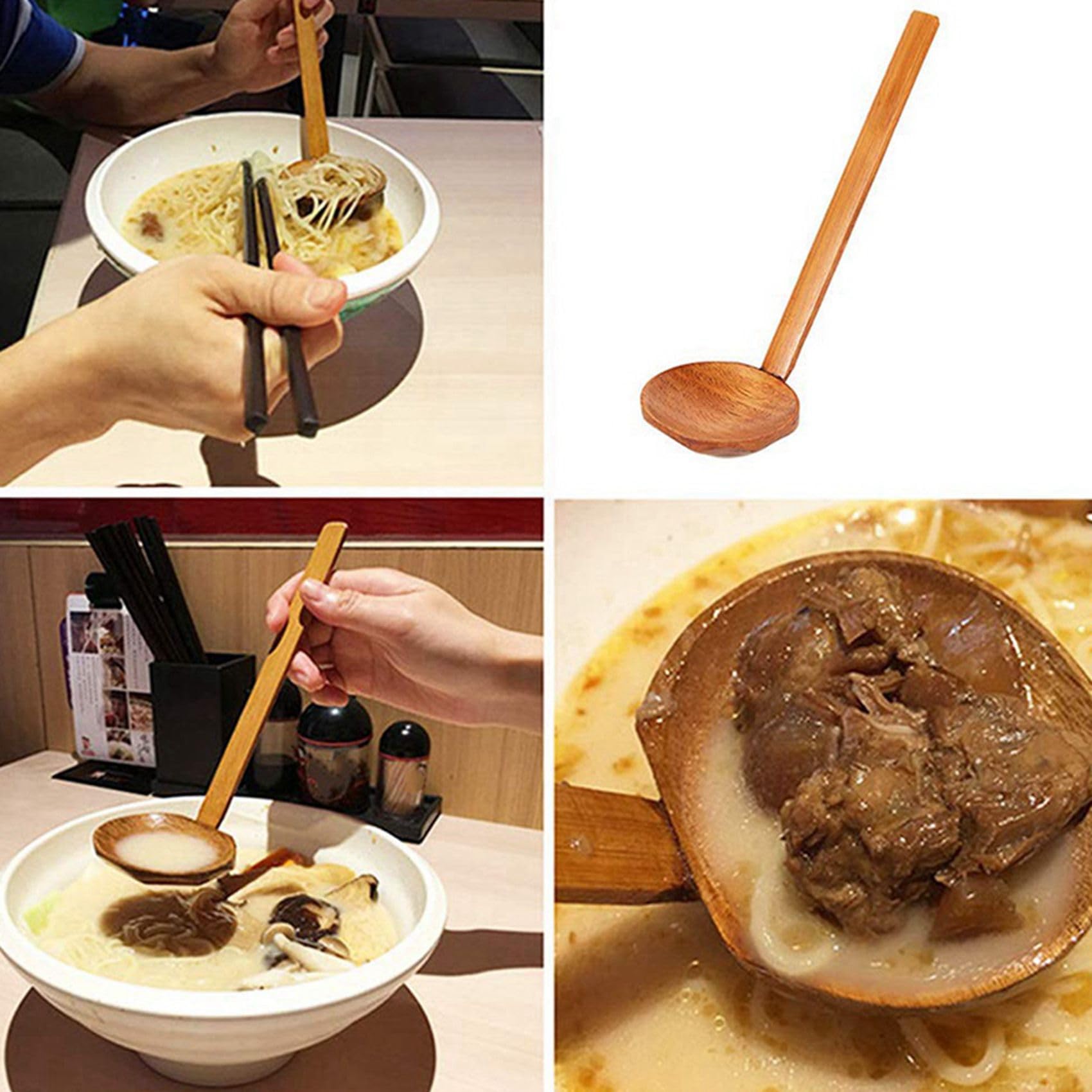 Japanische 8,5 Ramen Handgefertigte Suppe Utensilien Set für Die Küche, Hot Pot 50 Stücke