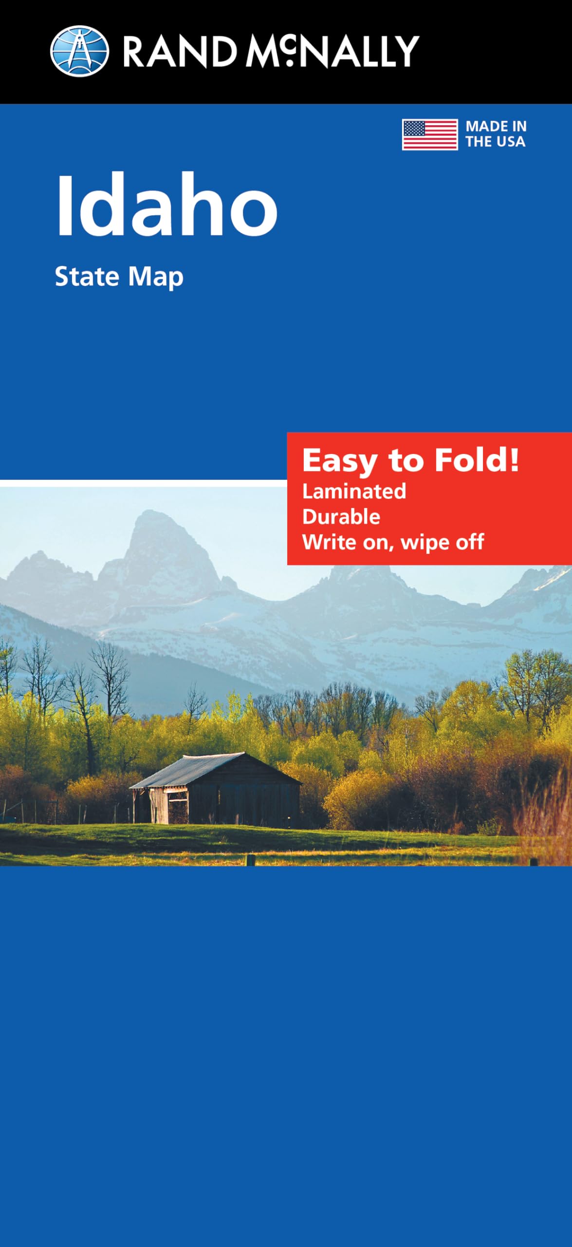 Rand McNally Easy to Fold: Idaho State Laminated Map