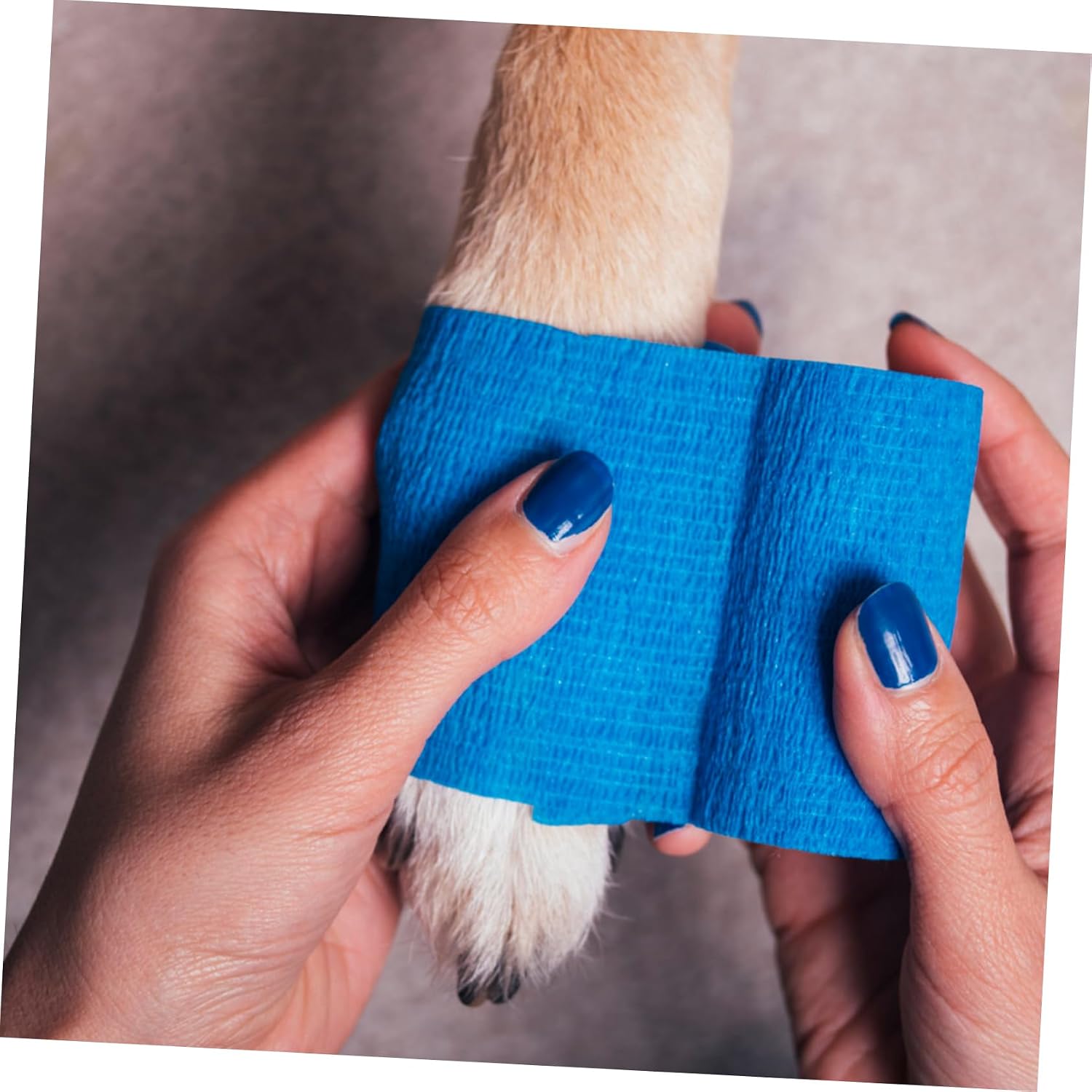 12pcs Self-Adhesive Non-Woven Fabric Elastic Bandages for Finger and Ankle Support and Tearable Sports Wraps for and Injury