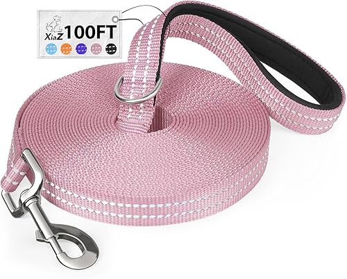 Miniatura 13 de XiaZ - Correa larga de entrenamiento para perro, correas de entrenamiento de 10/15/20/30/50/100 pies de largo para perros, correa de entrenamiento