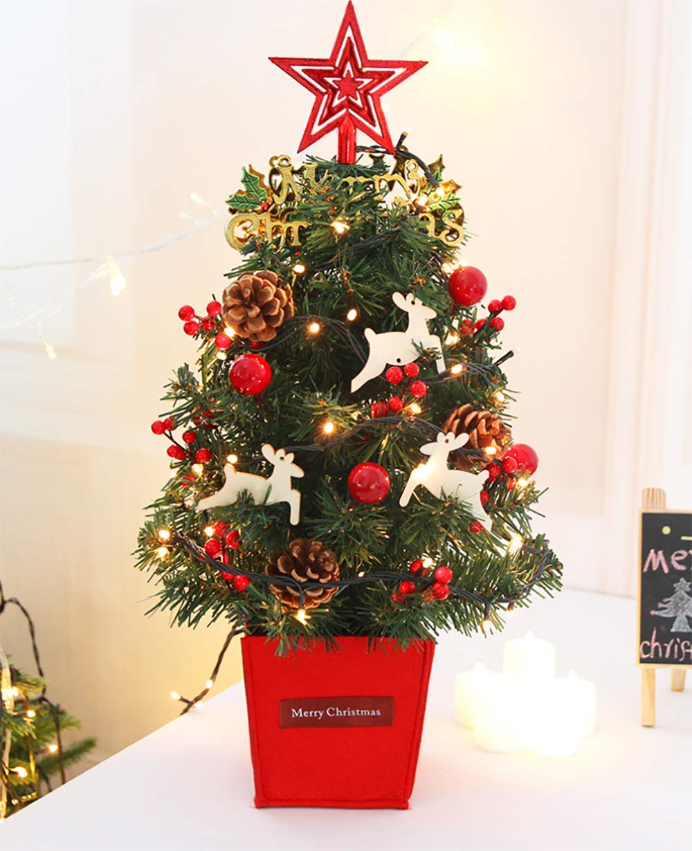Amazon.co.jp: SCLYX クリスマスツリー 50㎝ ポット式 led 