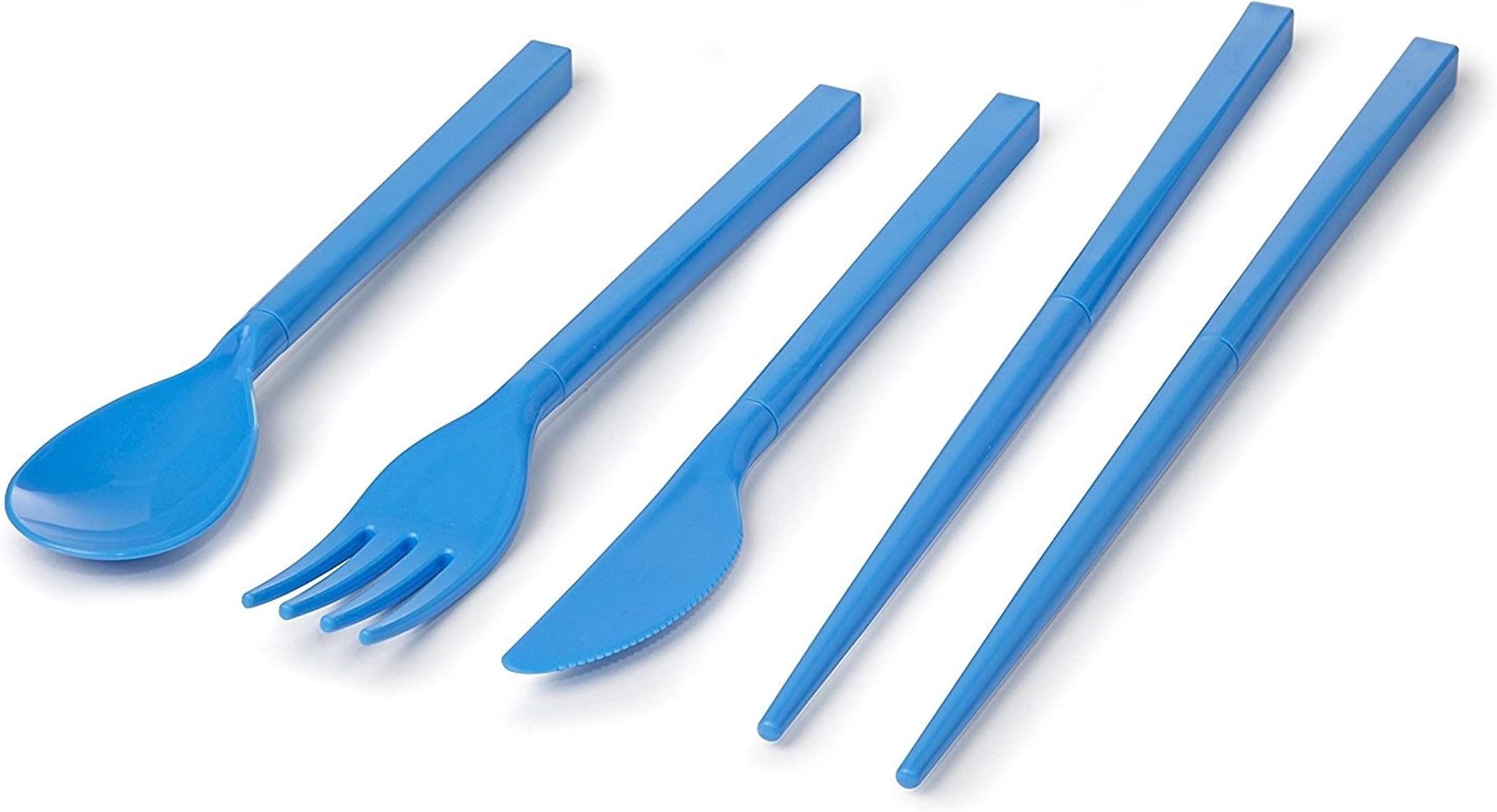Sistema To Go Collection Cutlery Set, 4-Piece Set, Minty Teal