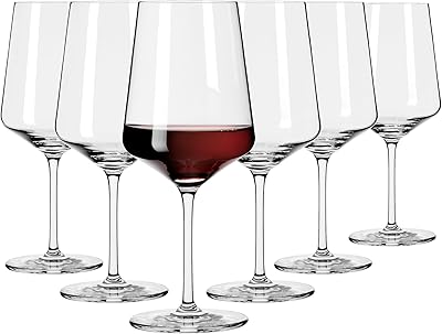 RITZENHOFF 6301001 Verre à vin rouge 500 ml – série Lichtweiss – 6 pièces en coffret cadeau – stylé-moderne – Made in Germany
