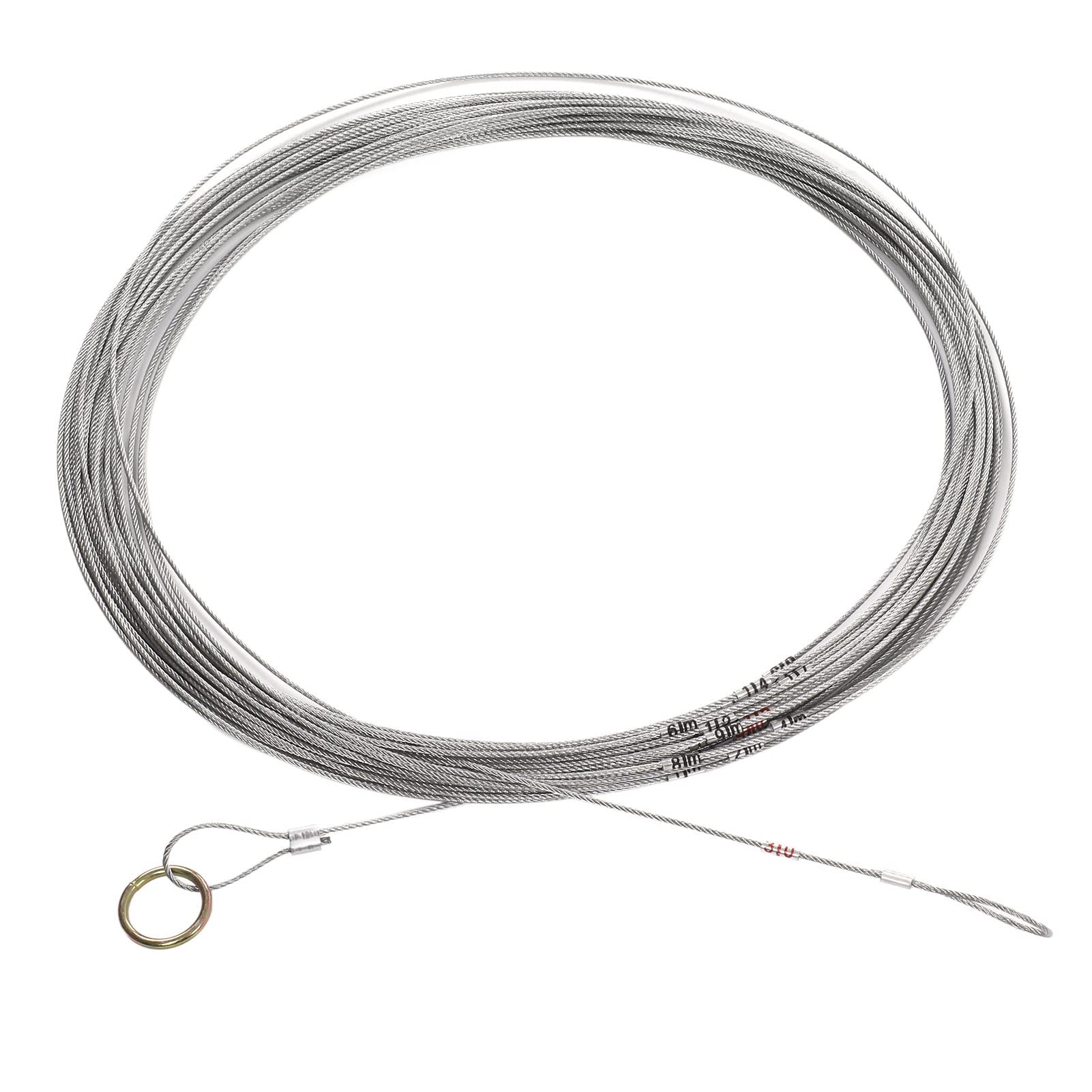 Corde de mesure en fil d'acier pour stopper les erreurs de profondeur dans les puits de chantier