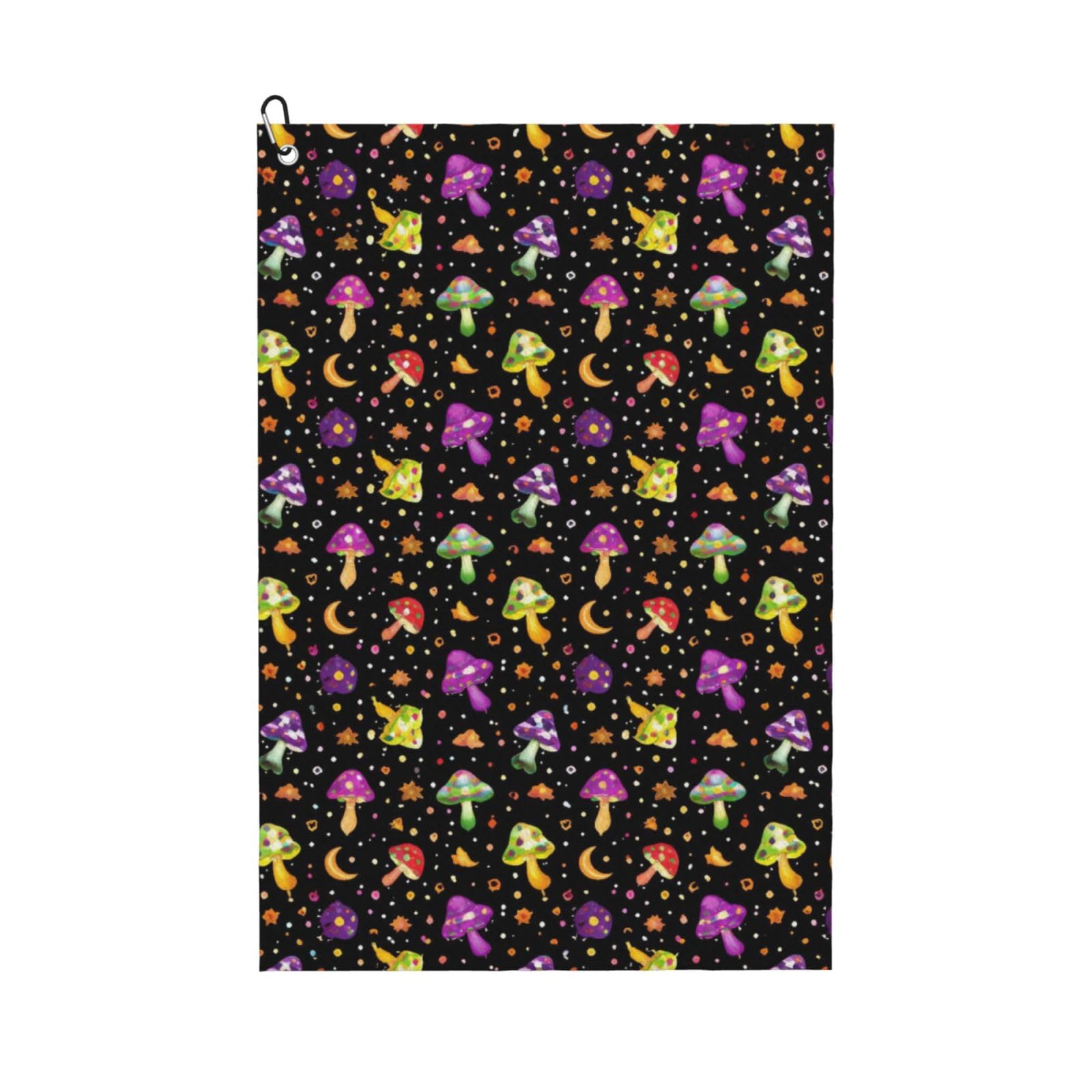 BSDFGSDD Trippy Eyes Moon Mushroom Golf Towel 24 x 16 inches