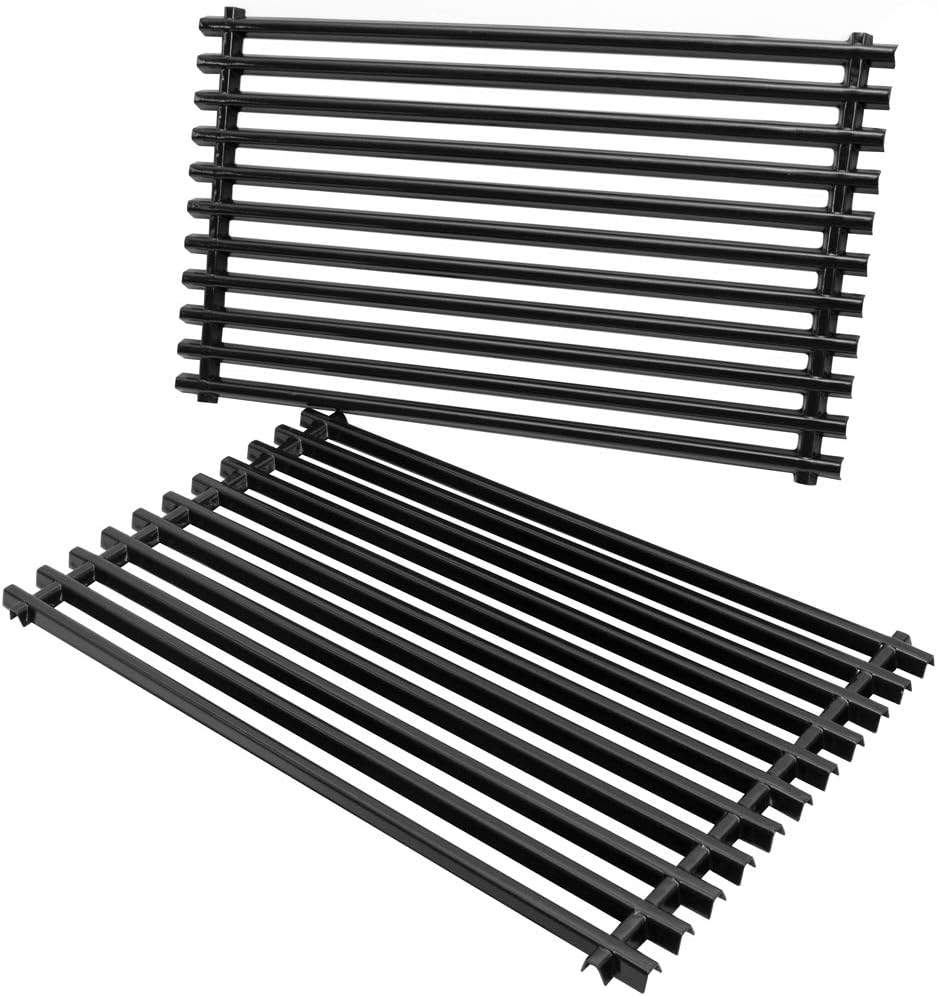 onlyfire GCG-8544 Porcelain Enameled Cooking Grates BBQ Replacement Part Fits for Weber 7637 Spirit II 200 & Spirit 200 Series Gas Grills, 2-Pack