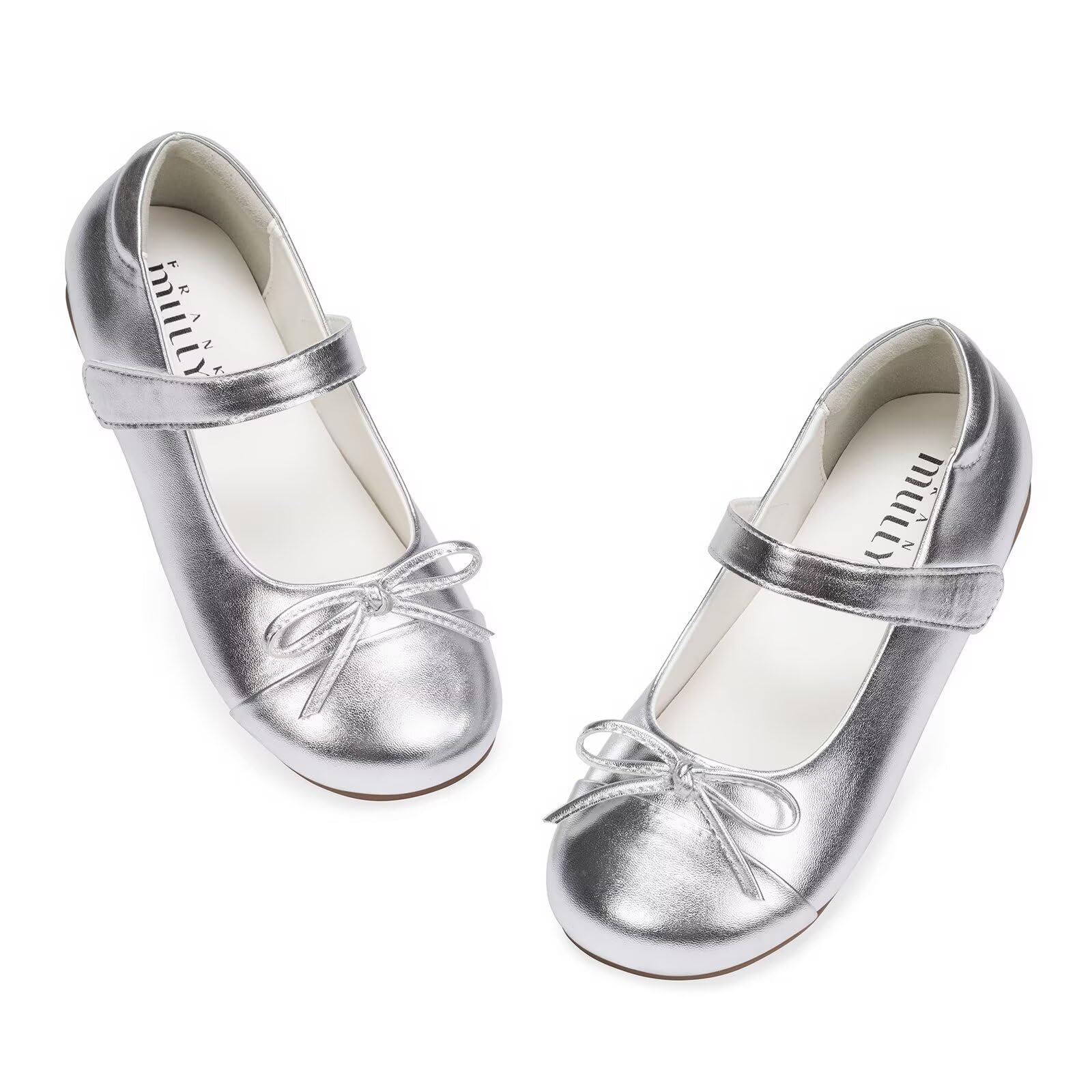 Frank Mully Damen Pumps mittlerer niedriger Absatz Fliegenge