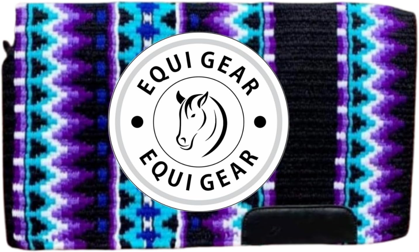 Horse Western Show Saddle pad/New Zealand Wool Western Saddle Blanket Top Wool Pad Sensor Flex (Customization Available) J605