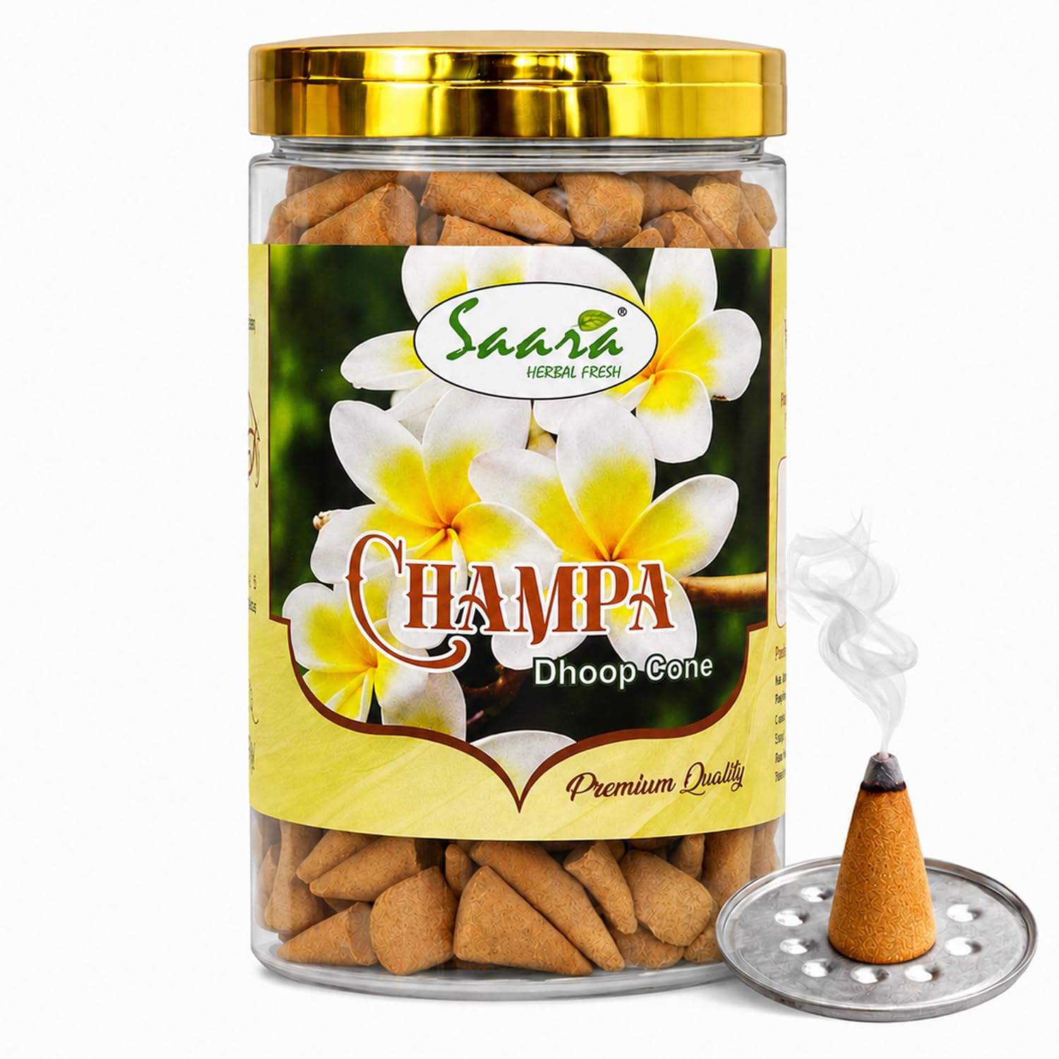 Champa Incense Dhoop Cone, 75 Nos | Champa Agarbatti Cone | Sampige Dhoopa | Sampangi Dhoop | Premium Fragrance-image-29