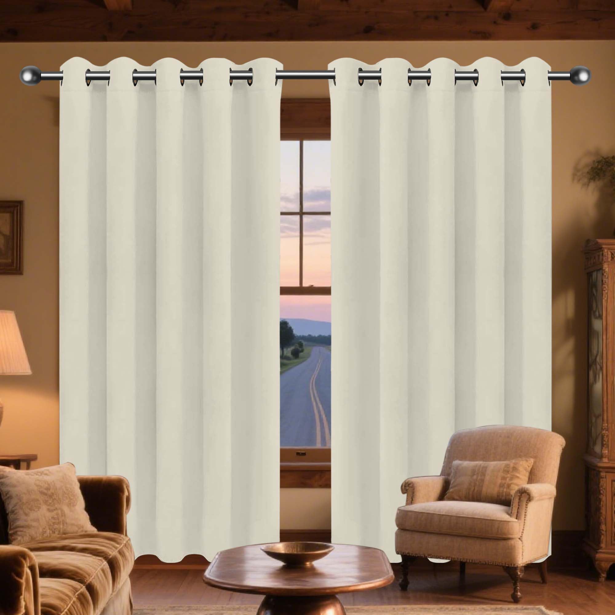 Rideau occultant installation facile pour salon et chambre