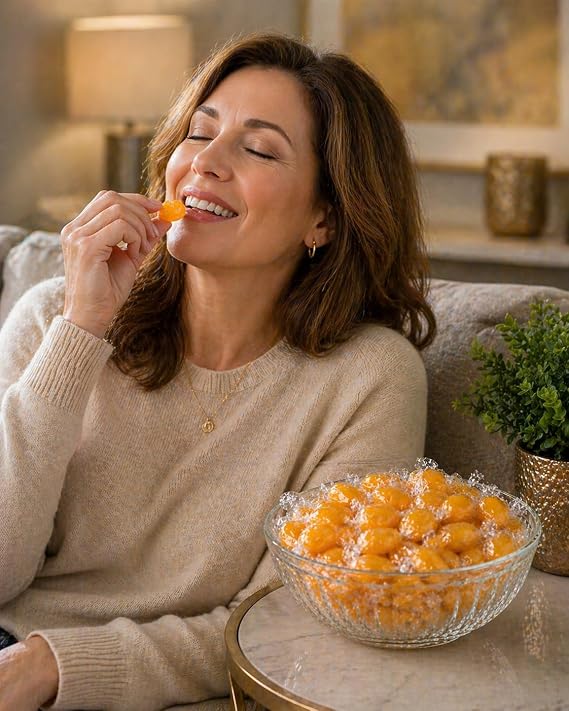 Butterscotch Candy Buttons 2 Lbs. - Individually Wrapped Hard Candy Packed By Snackadilly