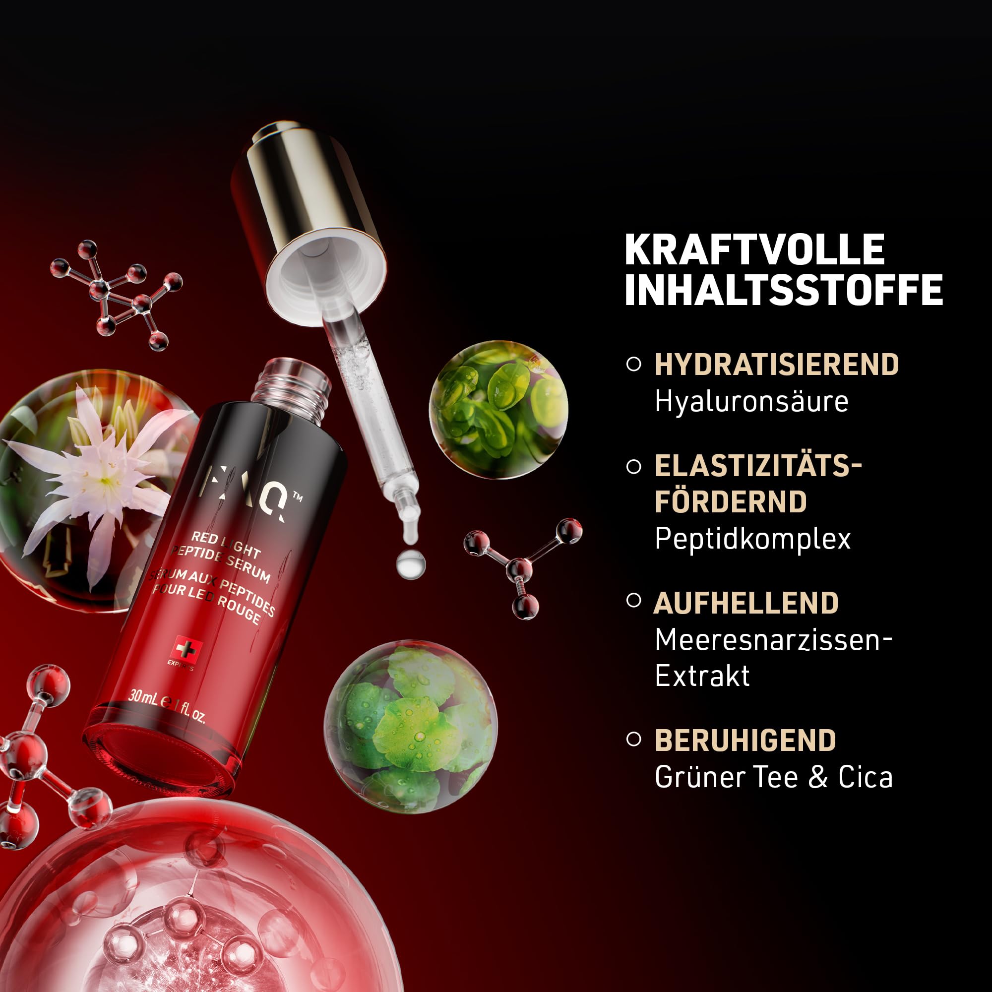 FAQ 202 plus 8-Farben-LED-Gesichtsmaske + Rotlicht-Peptidserum-Set | LED-Gesichtsmaske, Rotlichtmaske, Peptidserum, Hyaluronsäure, Silikonmaske, 8 Farben, vollständige Gesichtsabdeckung