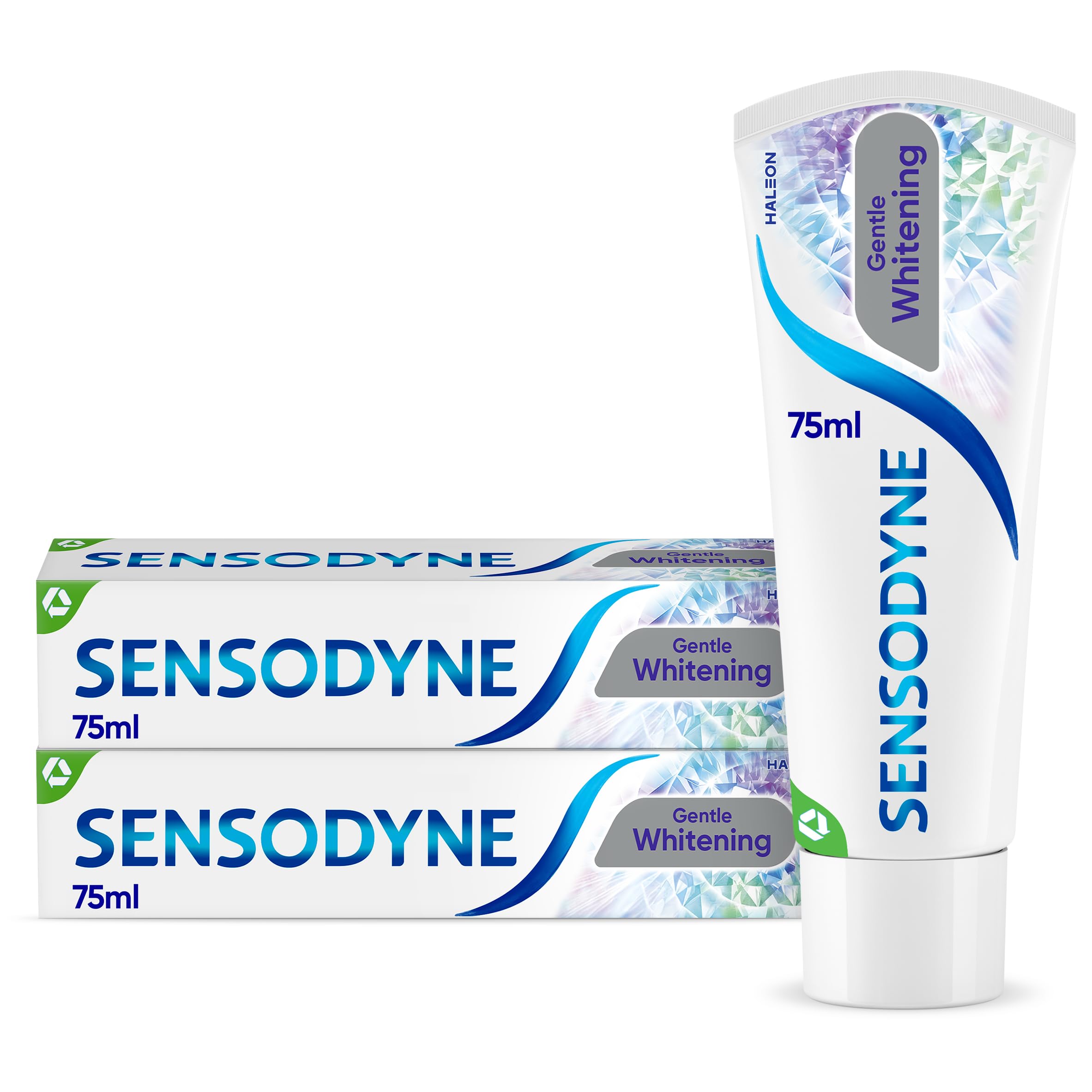 Sensodyne Daily Care Gentle Whitening Fluoride Toothpaste, 75ml (Pack of 2)