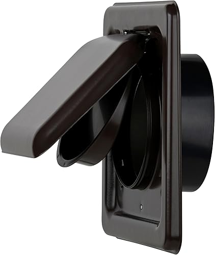 Miniatura 85 de NO-PEST VENT Exclusiva cubierta de ventilación de secadora de doble puerta, fabricada en Estados Unidos con plástico muy resistente a los rayos UV