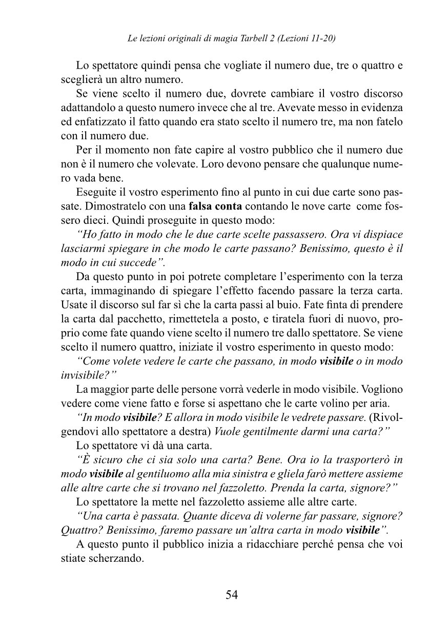 Le lezioni originali di magia Tarbell. Lezioni 11-20 (Vol. 2)