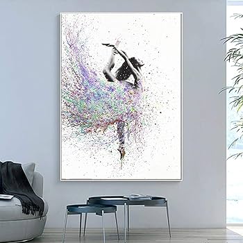 キャンバスプリントアートバレリーナ 絵画 額付き インテリア プリントアート バレリーナ 額付インテリア 絵画