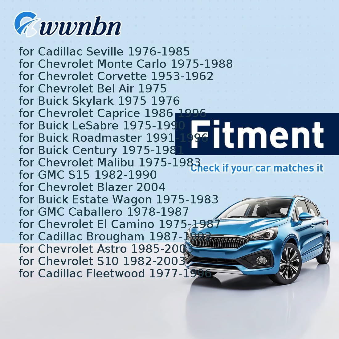 Front Lower Suspension Control Arm Bumper Replacement 353888 for Buick Apollo 1973 1974-1975 for Estate Wagon 1975-1983 for LeSabre 1975-1990 for Buick Century 1975-1981 1 Pcs