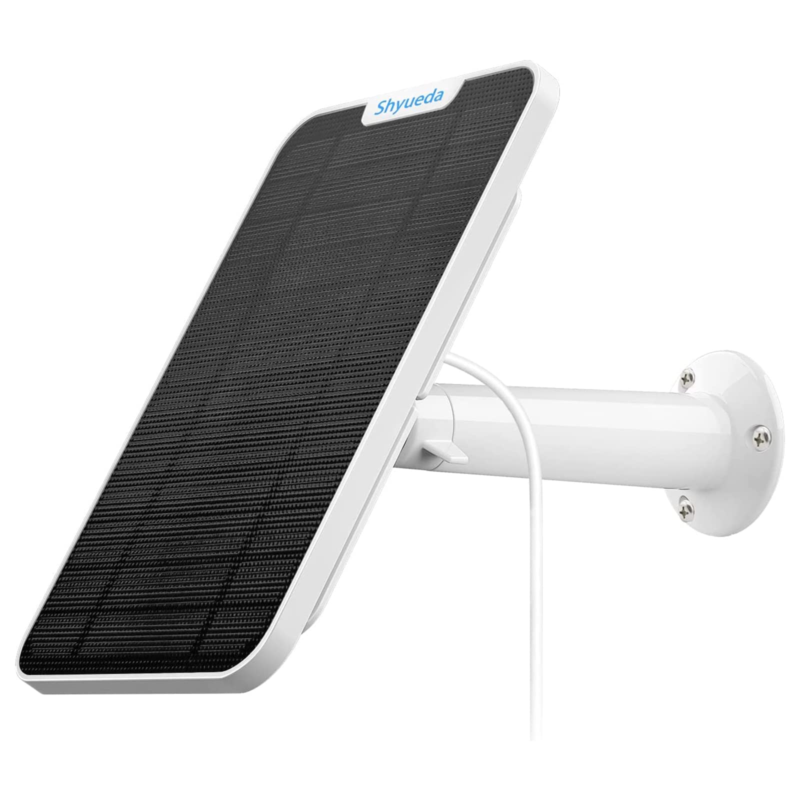 Solar Panel Compatible with Arlo Pro 3/Pro 4/Go 2 /Ultra/Ultra 2 only, IP65 Weatherproof,13.1ft Power Cable,Includes Secure Wall Mount (white)