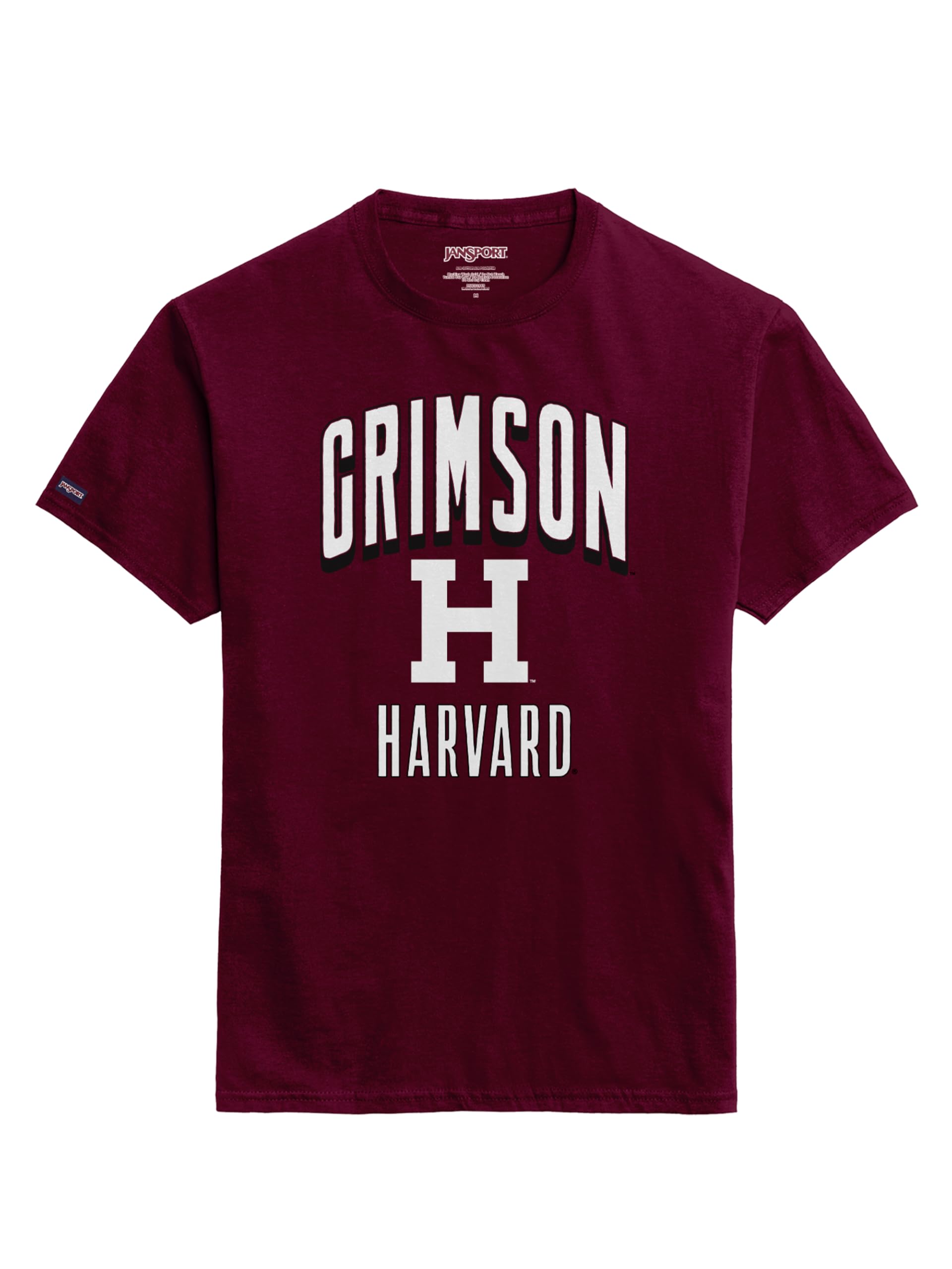 JanSport NCAA Officially Licensed Campus Short Sleeve T Shirt for Men, Soft &amp; Breathable Pre-Shrunk Cotton Crewneck T Shirt