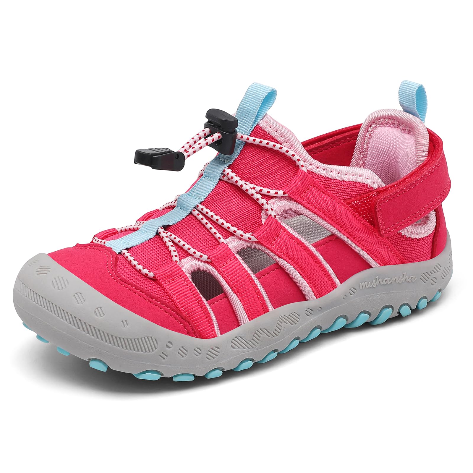 Mishansha Sandalen Kinder für Jungen Mädchen Outdoor Trekkingsandalen Atmungsaktive Sommer Sandals Gr.26-38 EU