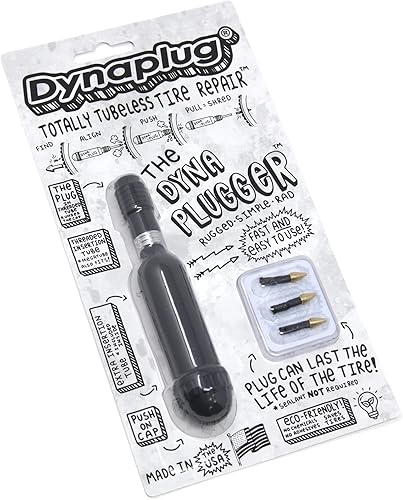 Miniatura 2 de Dynaplug Reparación de neumáticos sin cámara de bicicleta (mediano, Dynaplugger)