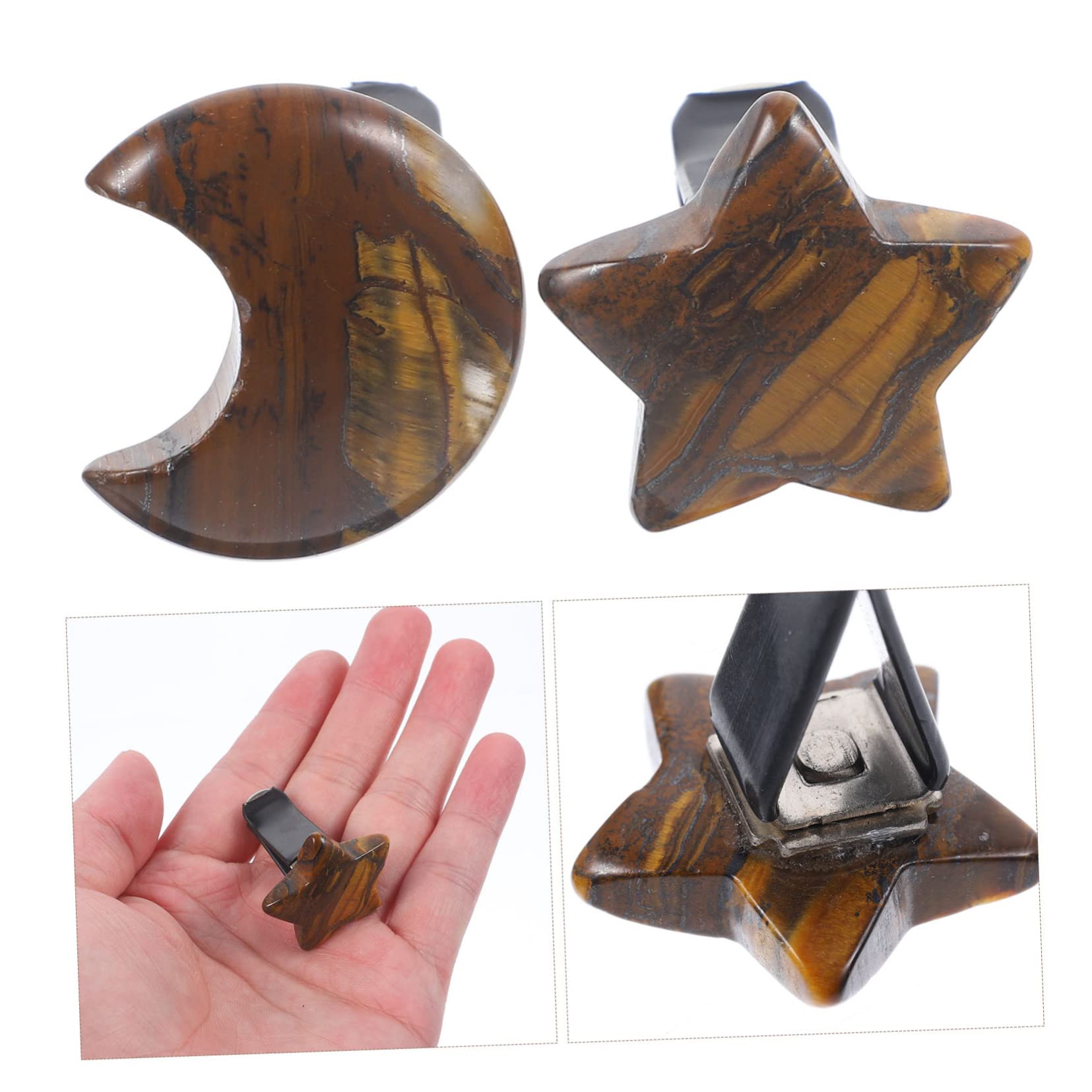 6stücke Auto Lüftung Clips Wasser Mond Und Stern Dekoration Einzigartiges Design Für Innenraum Passend Für Auto Büro Und Zuhause