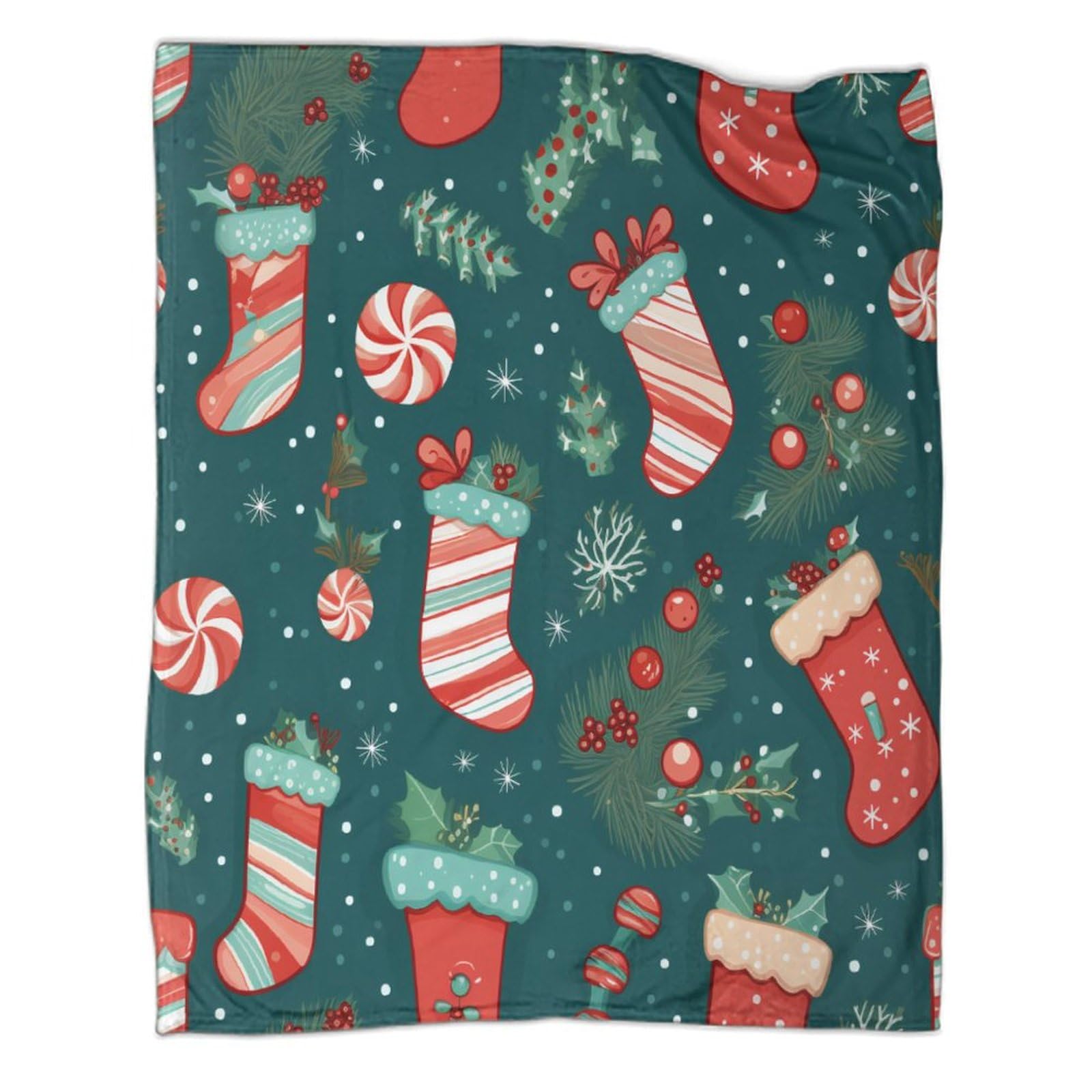 Coperta natalizia in morbido pile di flanella, regalo di compleanno per amici, famiglia, regalo di Natale per amici e partner, coperta natalizia per divano e letto, 150 x 200 cm